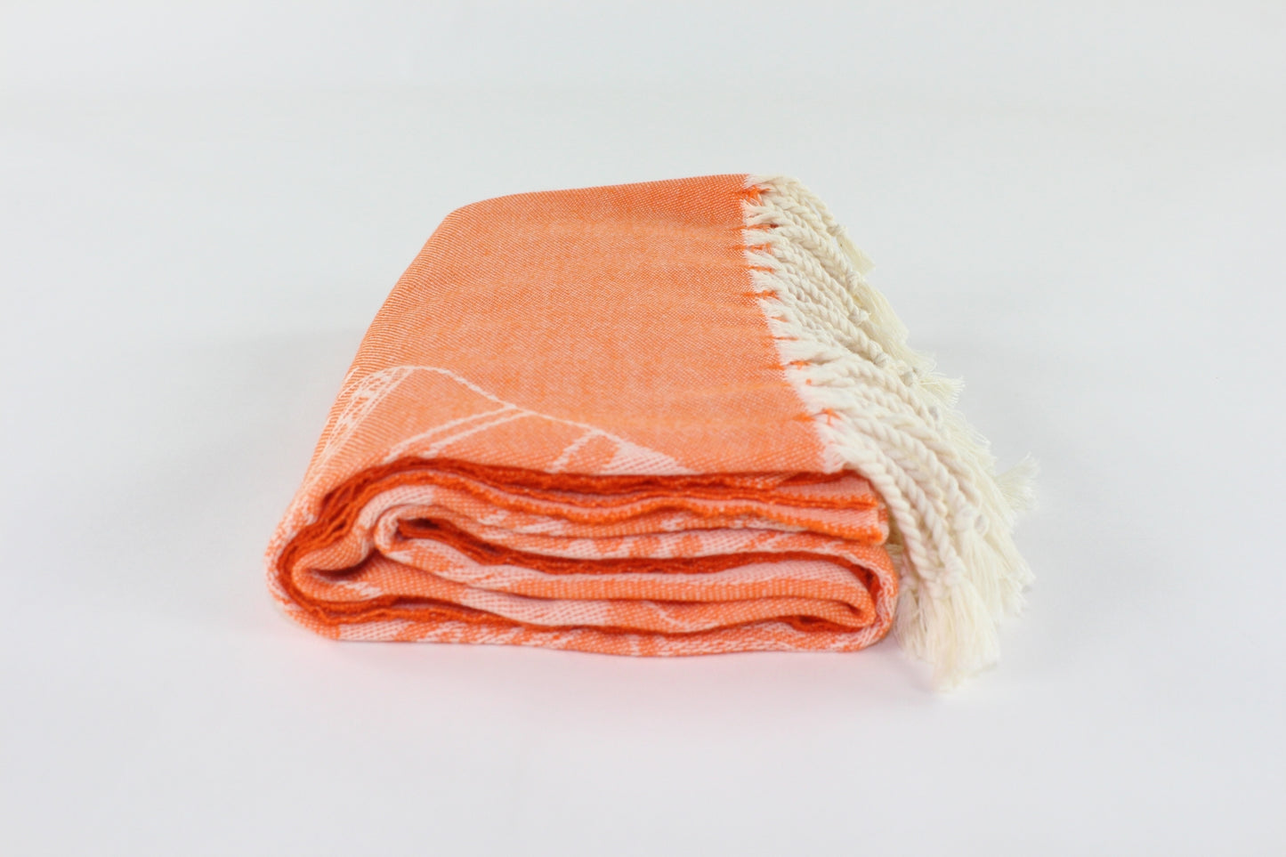 Premium Turkish Towel Peshtemal Fouta (Orange)