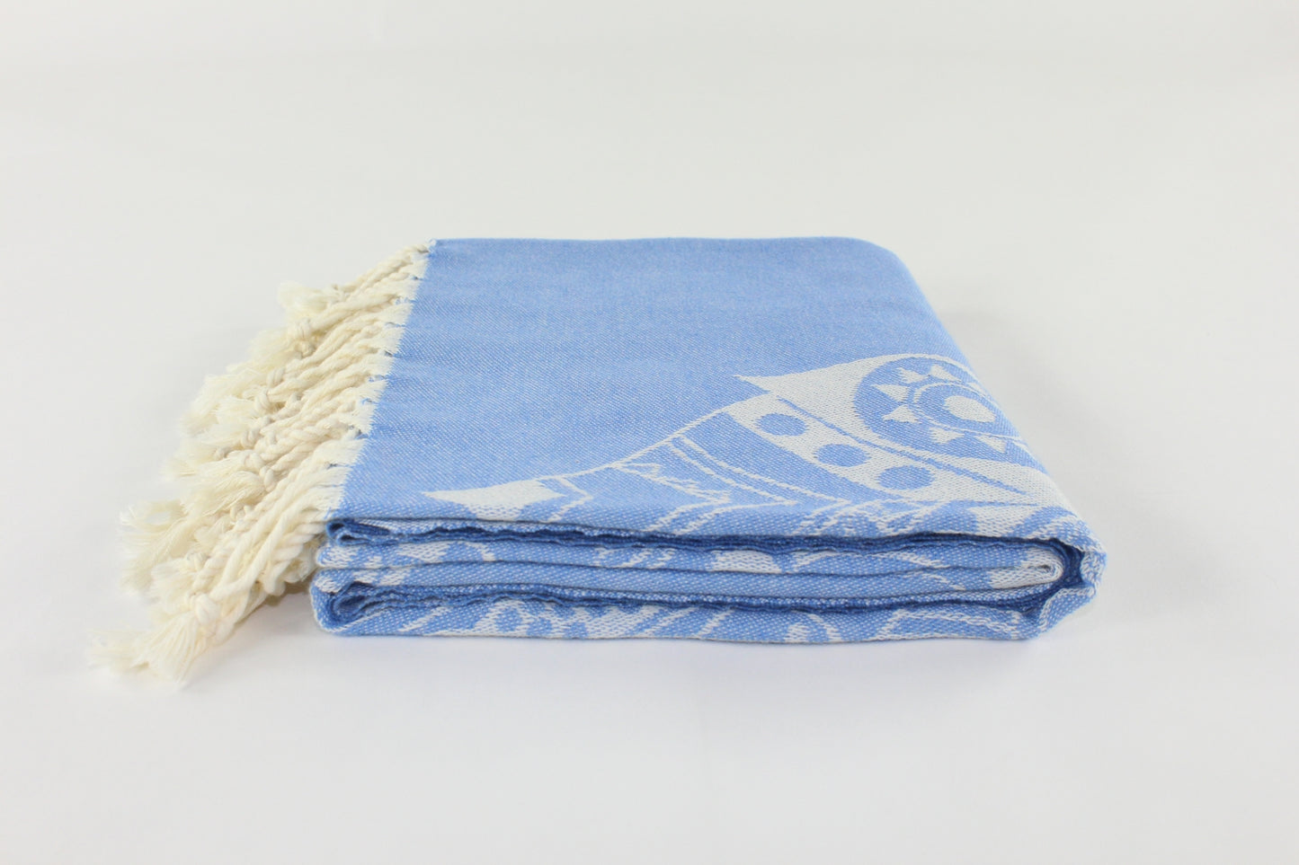 Premium Turkish Towel Peshtemal Fouta (Blue)