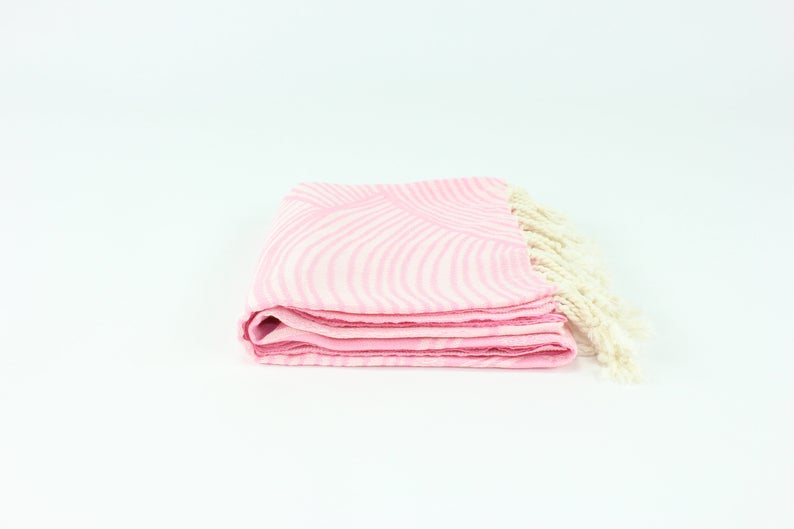 Premium Turkish Towel Peshtemal Fouta (Pink)