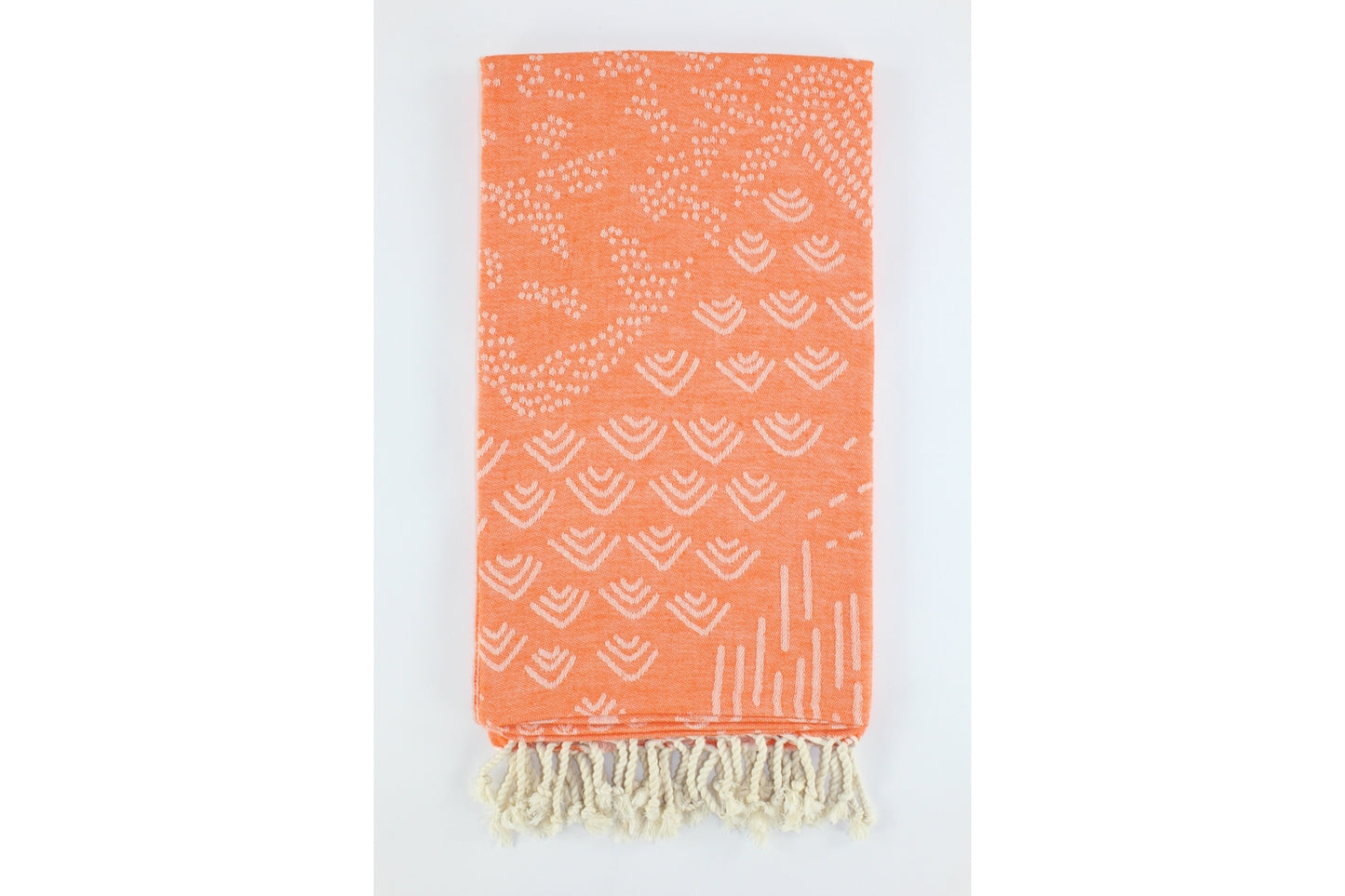 Premium Turkish Towel Peshtemal Fouta (Orange)