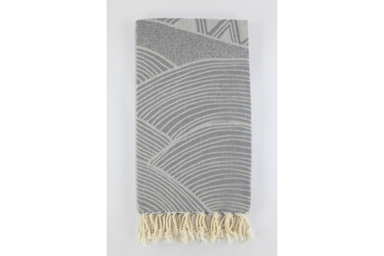 Premium Turkish Towel Peshtemal Fouta (Gray)