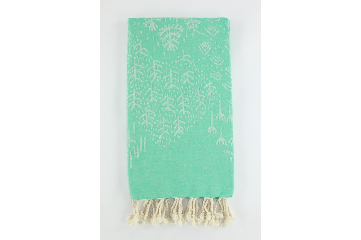 Premium Turkish Towel Peshtemal Fouta (Seafoam Green)