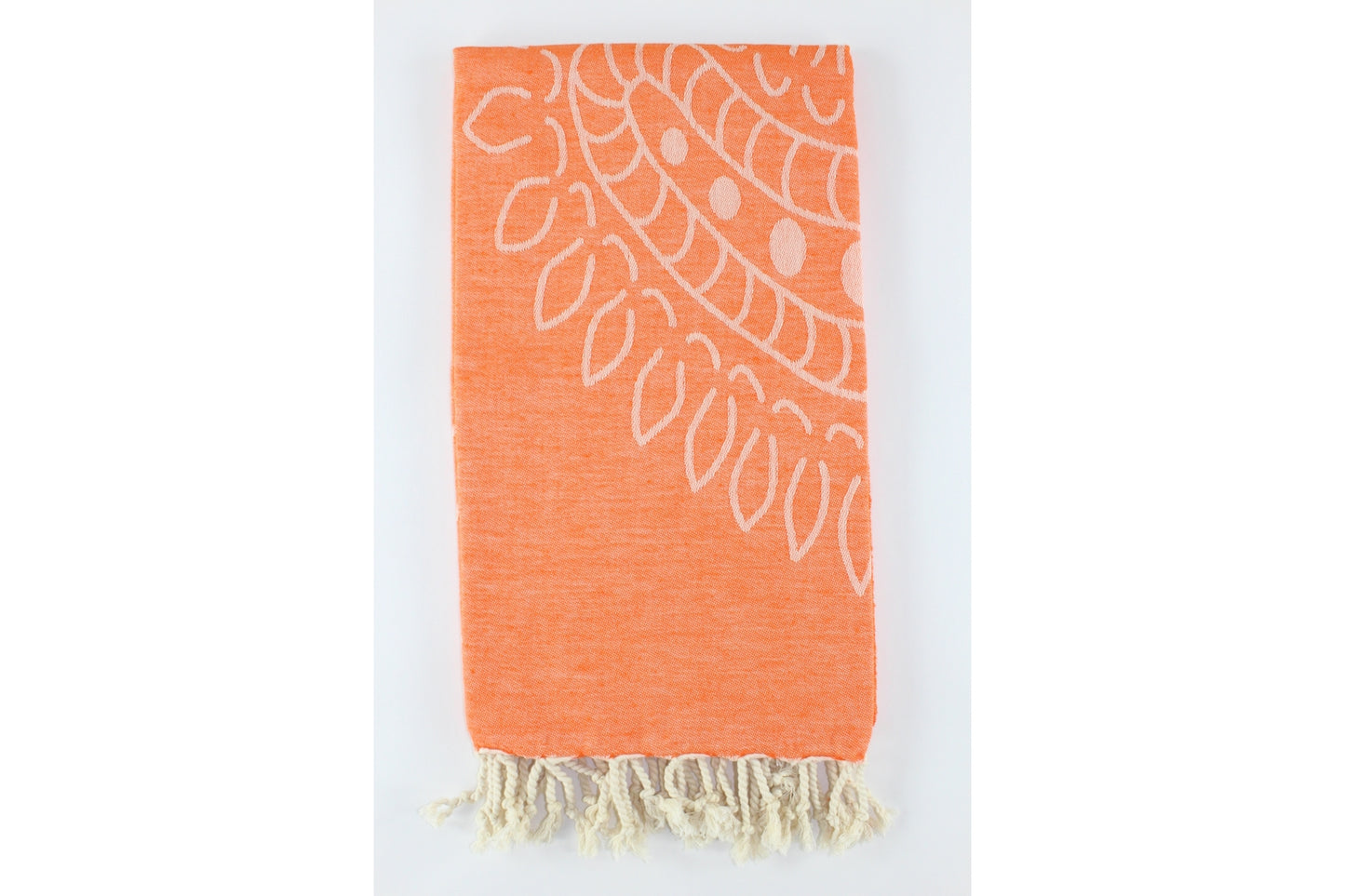 Premium Turkish Towel Peshtemal Fouta (Orange)