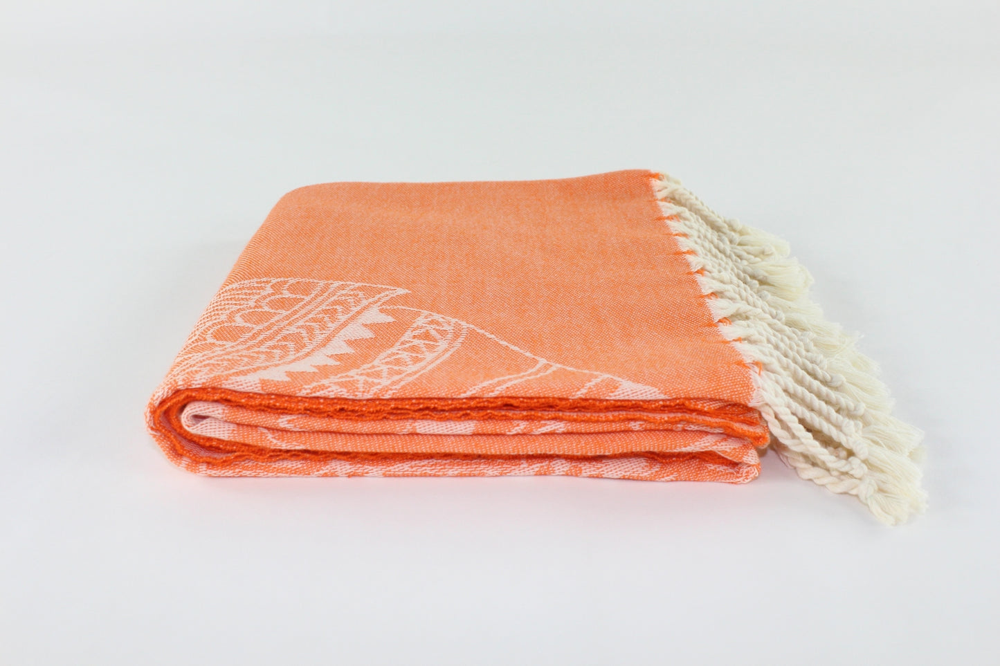 Premium Turkish Towel Peshtemal Fouta (Orange)