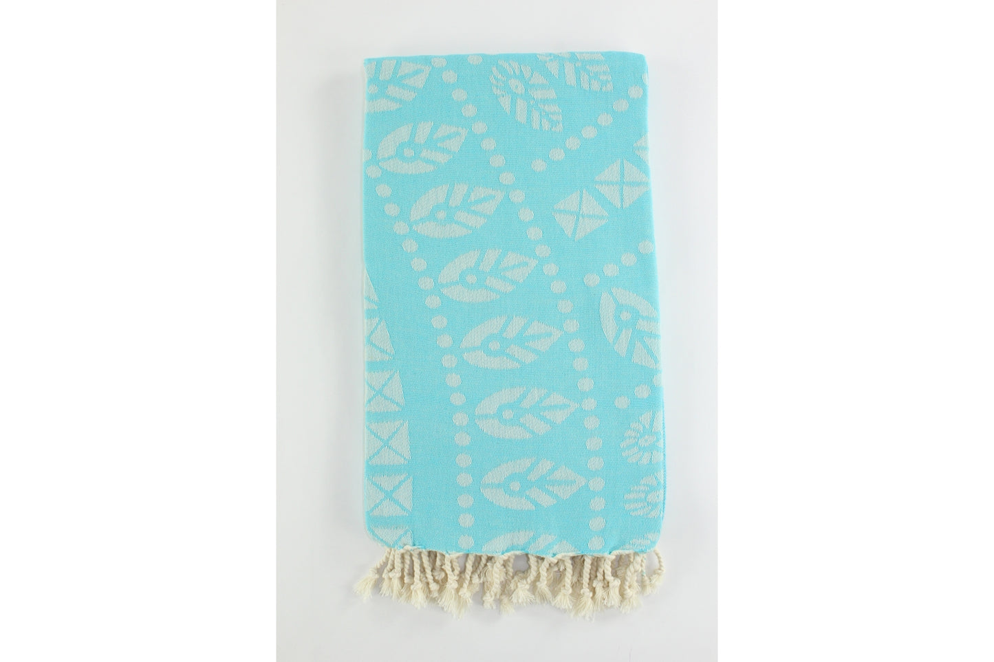 Premium Turkish Towel Peshtemal Fouta (Turquoise Blue)