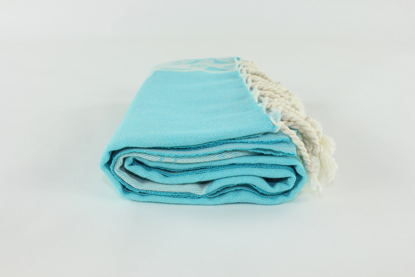 Premium Turkish Towel Peshtemal Fouta (Turquoise Blue)