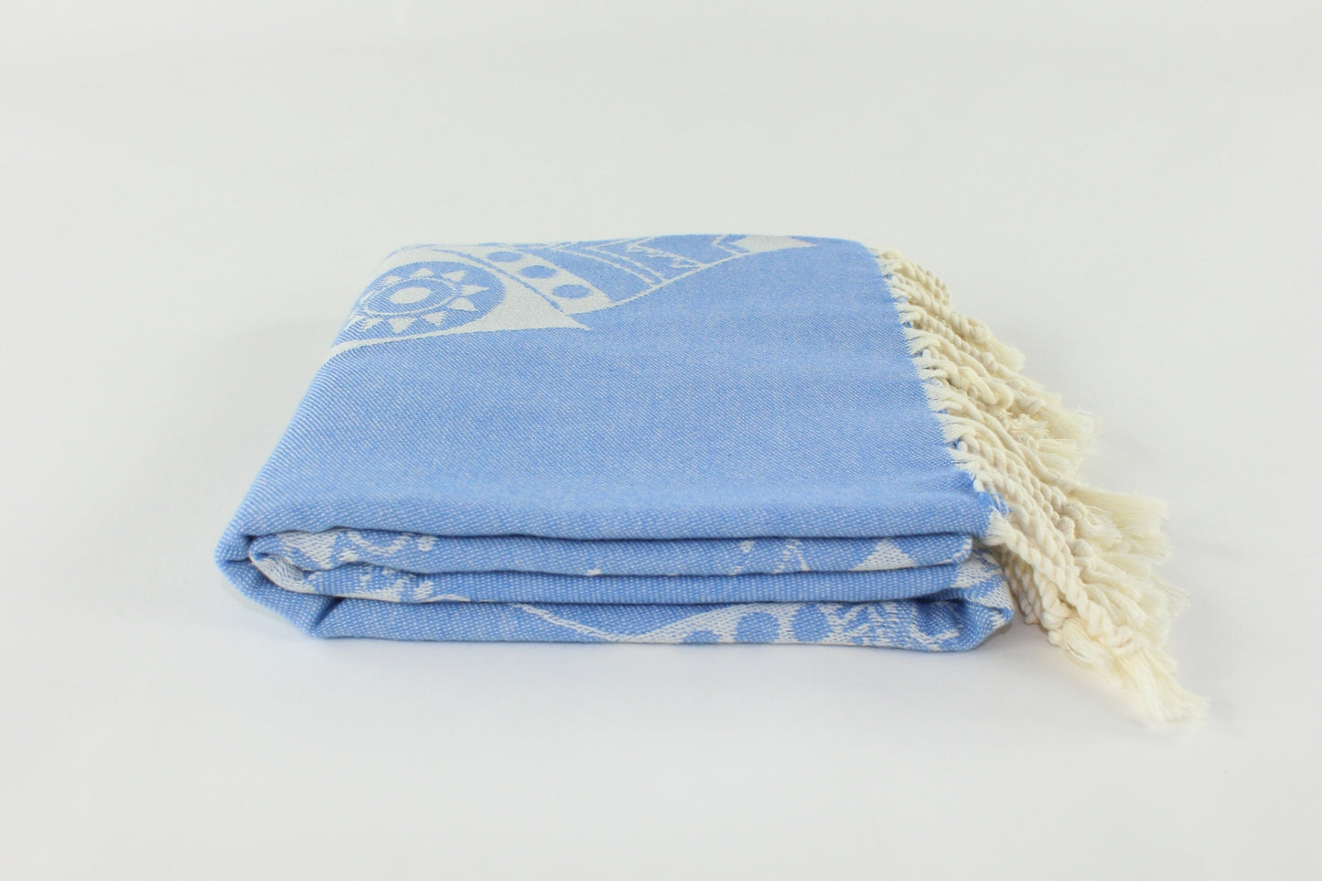 Premium Turkish Towel Peshtemal Fouta (Blue)