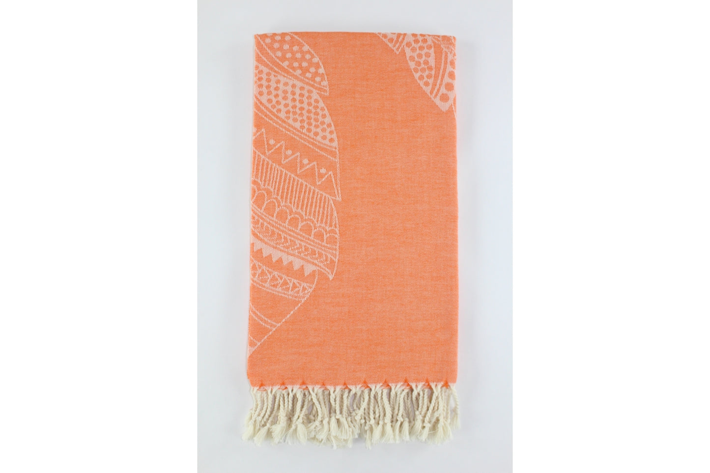 Premium Turkish Towel Peshtemal Fouta (Orange)