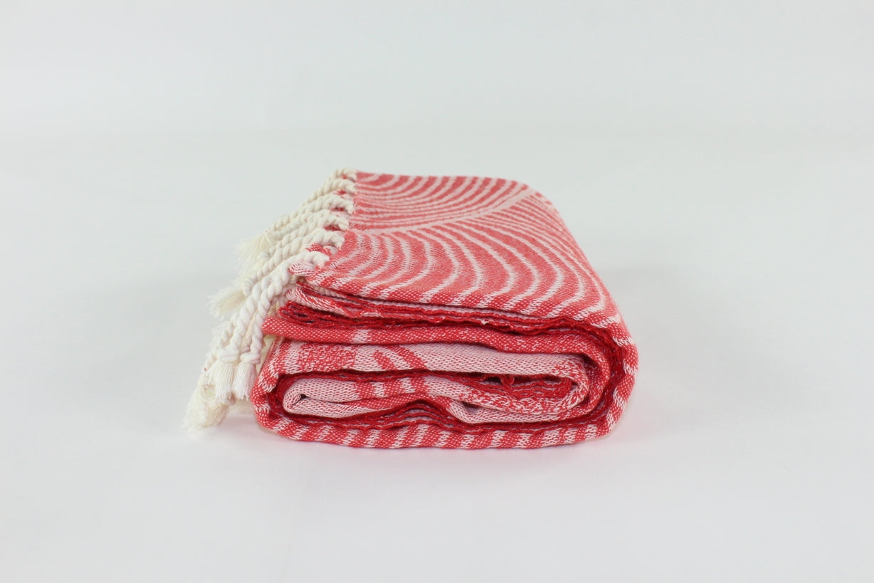 Premium Turkish Towel Peshtemal Fouta (Red)