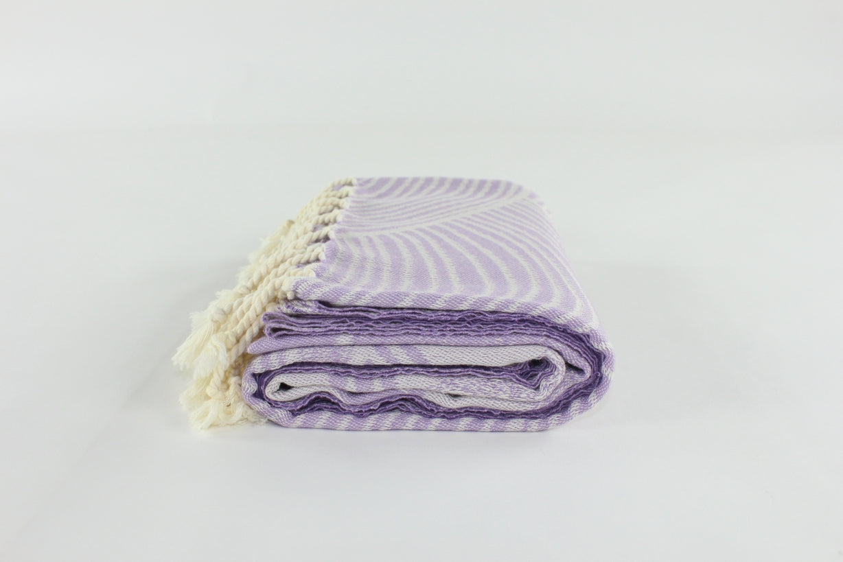 Premium Turkish Towel Peshtemal Fouta (Lilac)