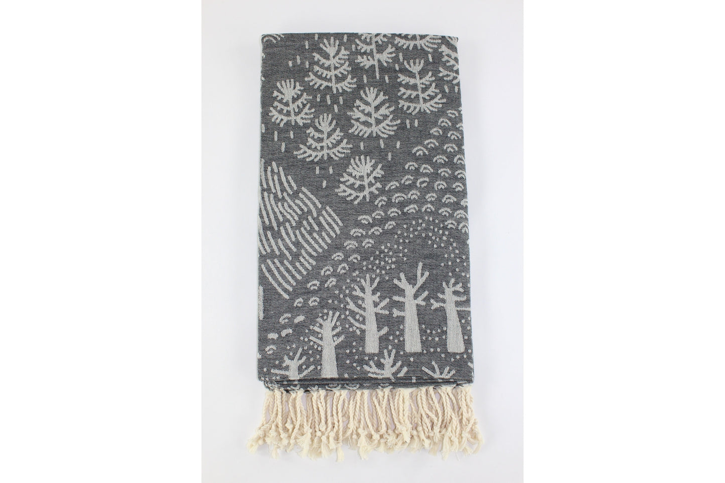 Premium Turkish Towel Peshtemal Fouta (Black)