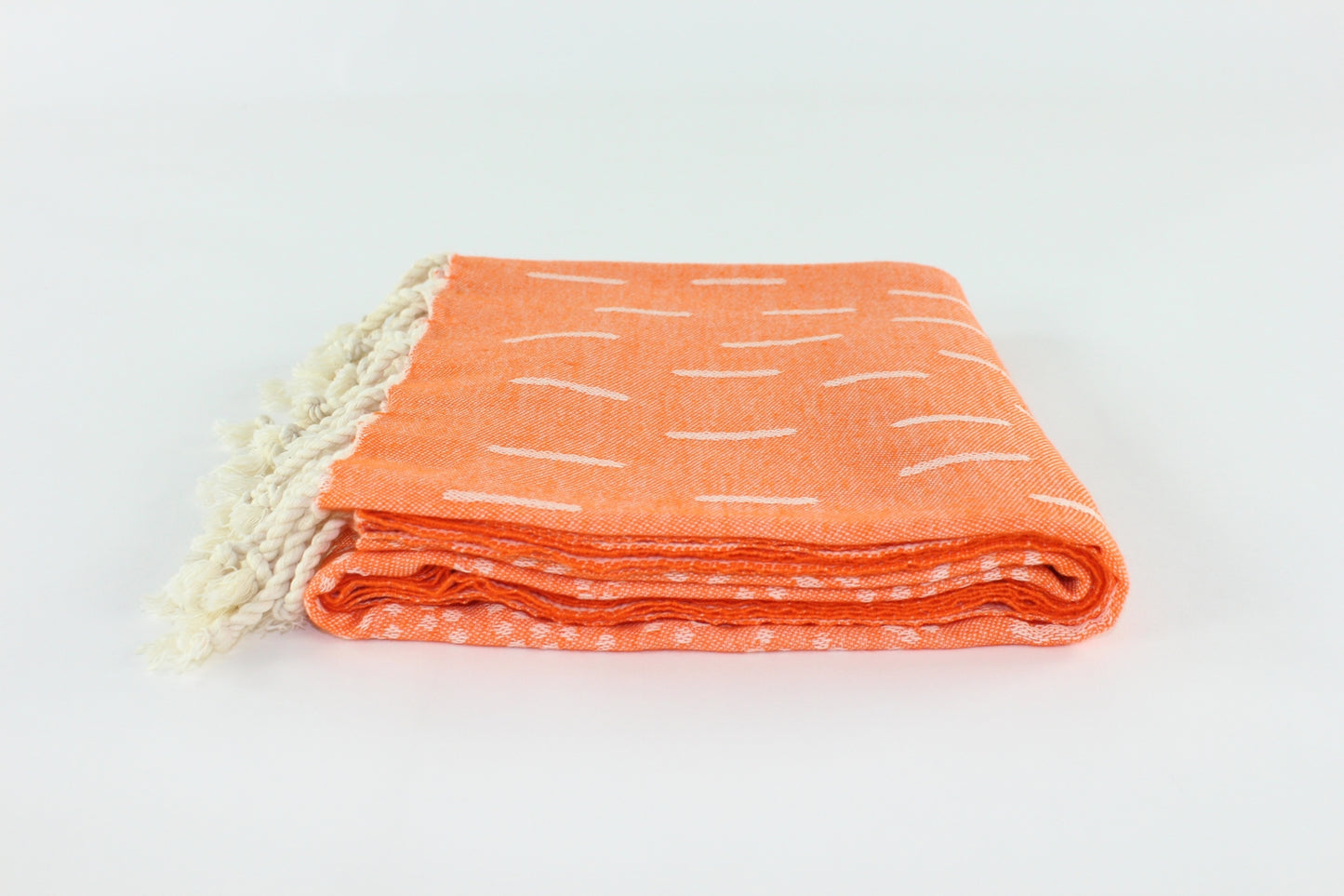 Premium Turkish Towel Peshtemal Fouta (Orange)