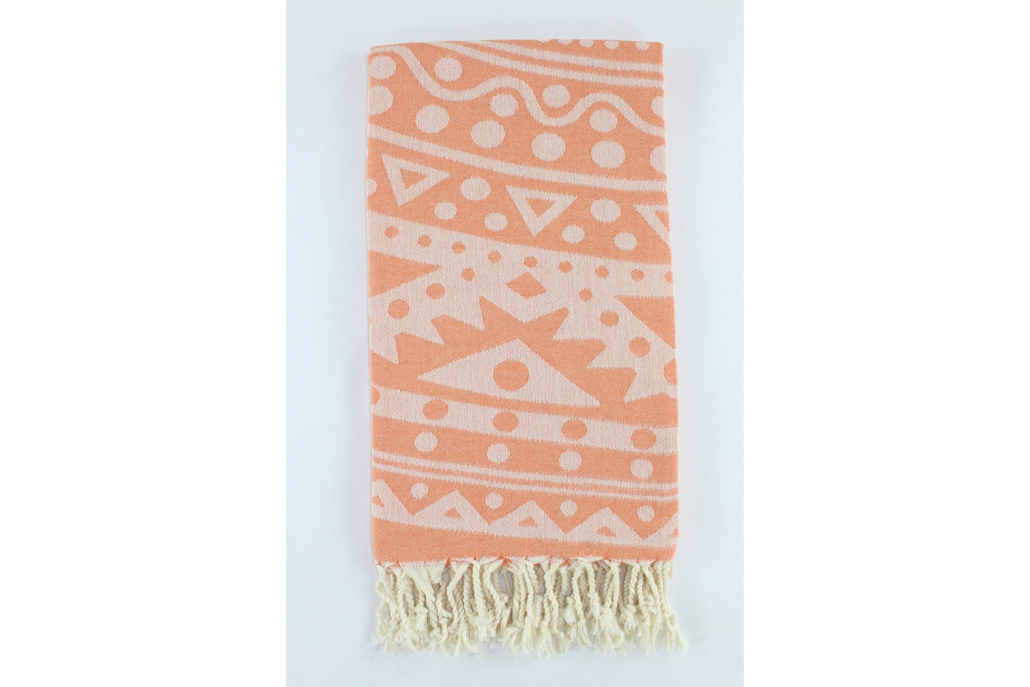 Premium Turkish Towel Peshtemal Fouta (Light Orange)