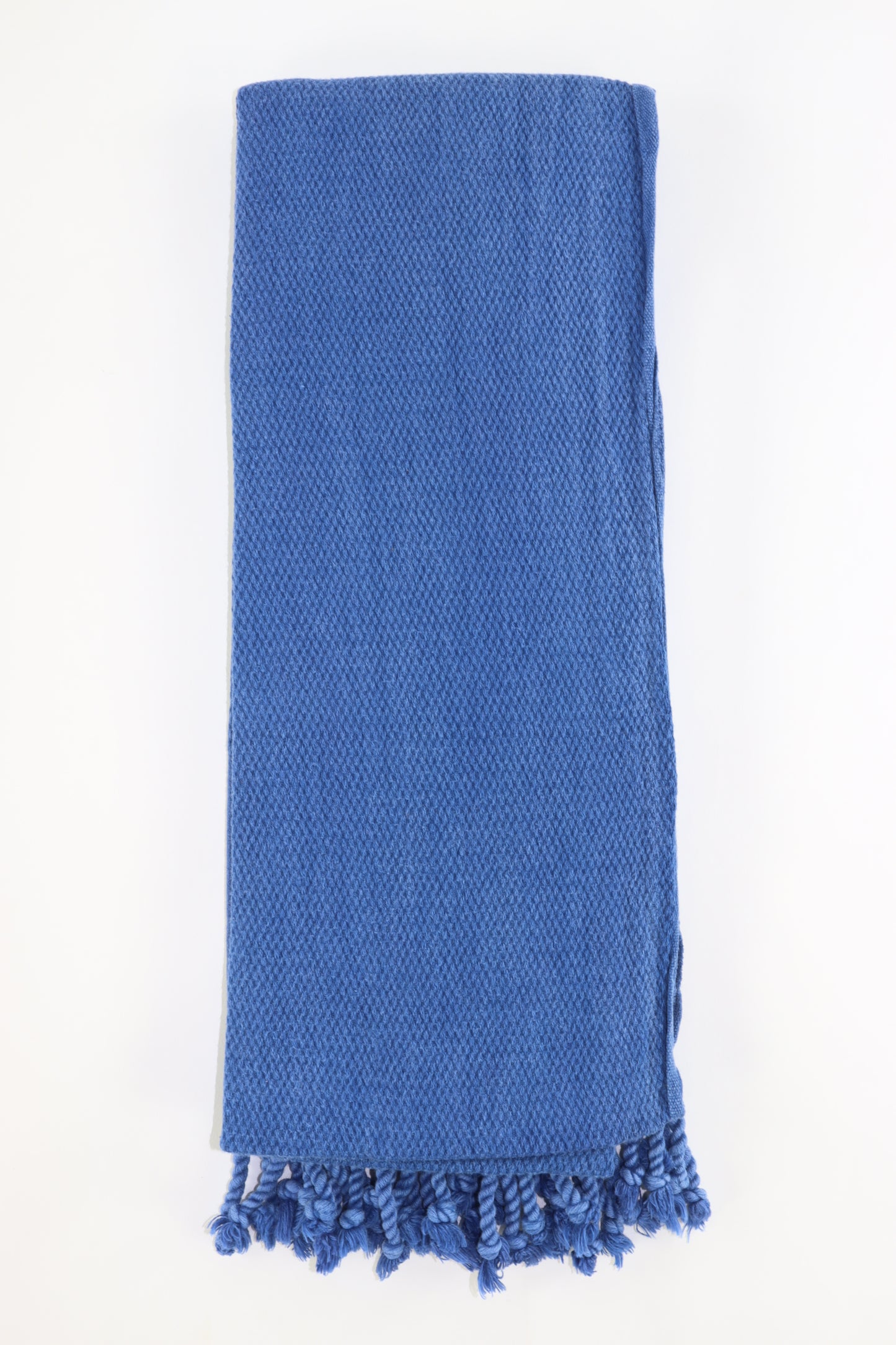 Premium Turkish Stone Washed Towel Peshtemal Fouta (Denim Blue)