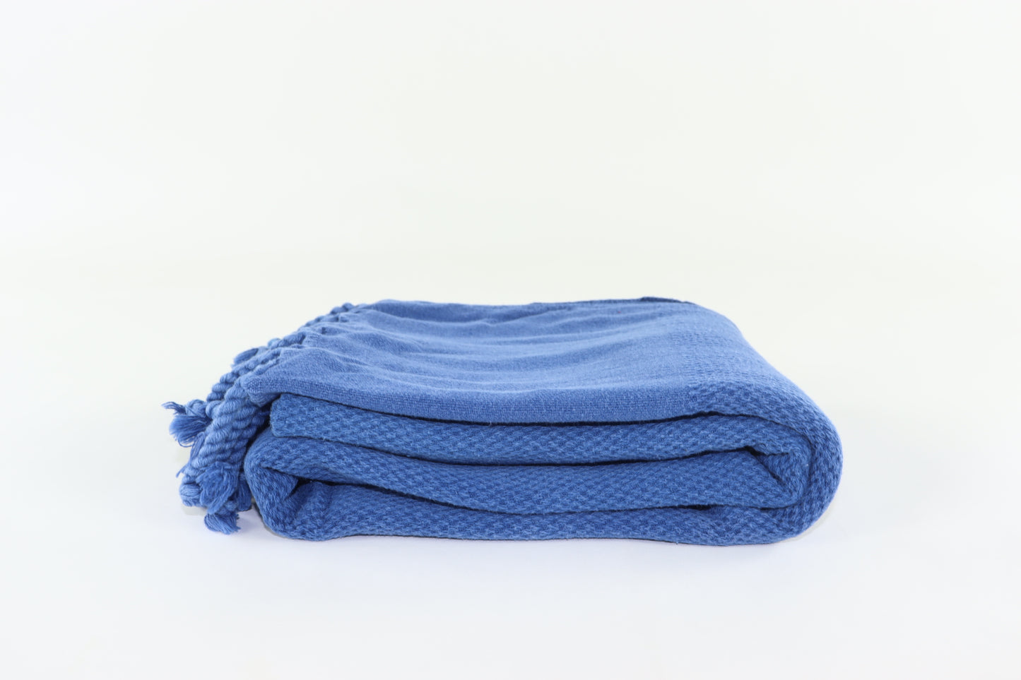 Premium Turkish Stone Washed Towel Peshtemal Fouta (Denim Blue)