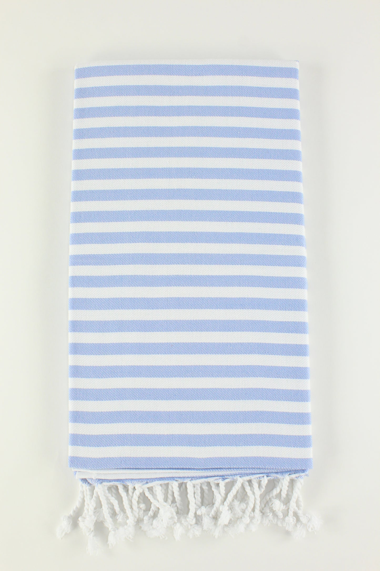 Premium Turkish Full Striped Towel Peshtemal Fouta (Duck Blue)