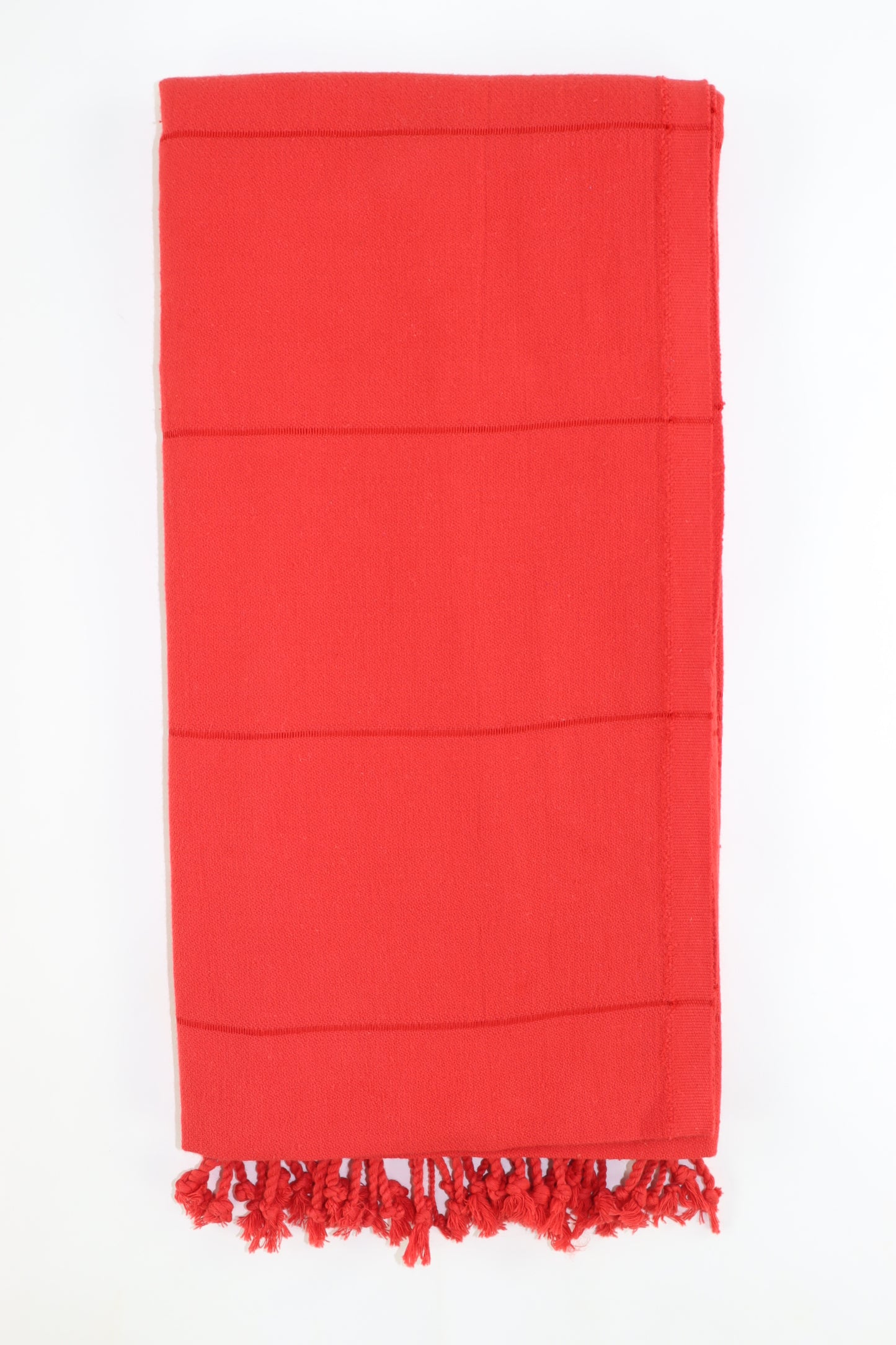 Premium Turkish Striped Towel Peshtemal Fouta (Red)