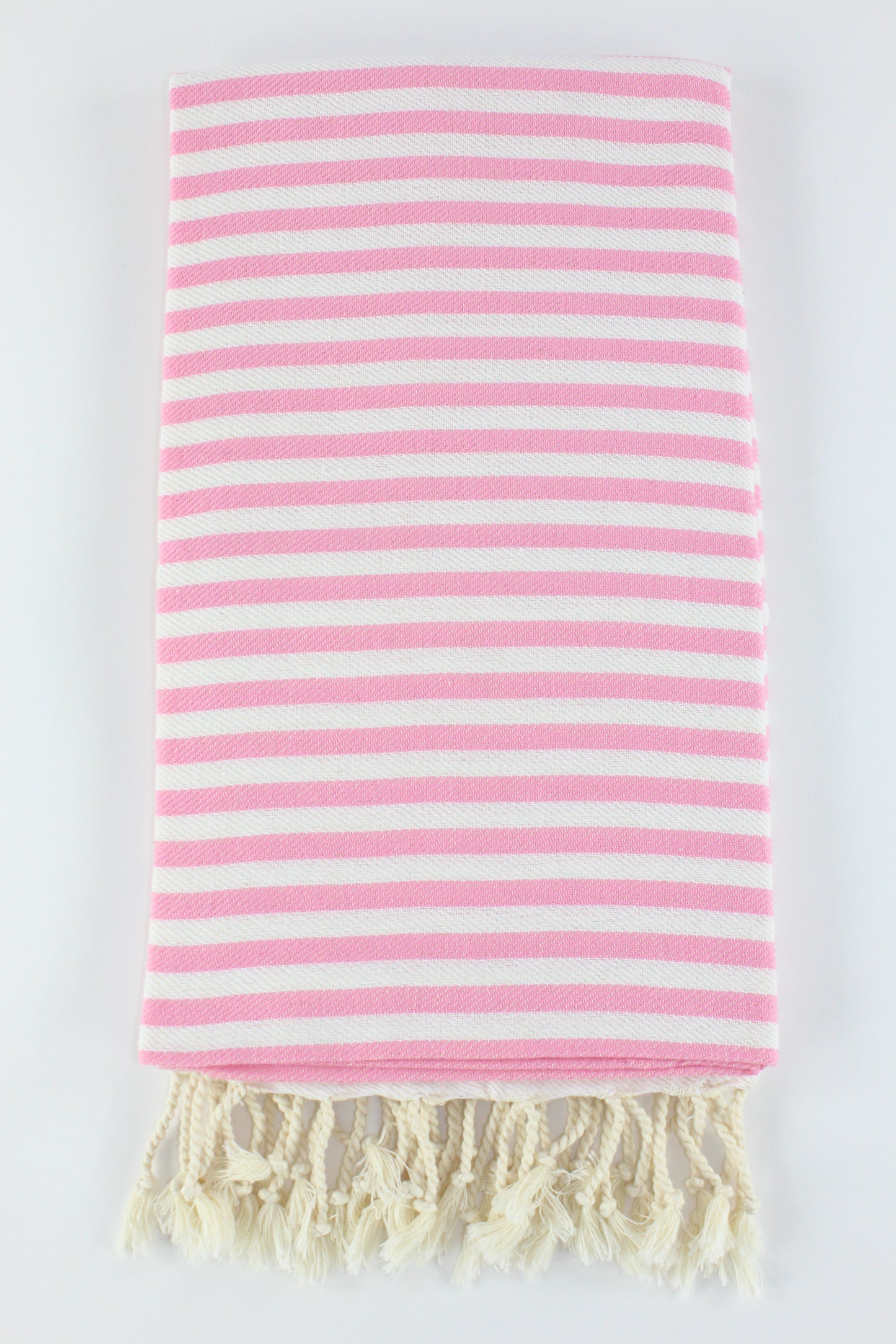 Premium Turkish Full Striped Towel Peshtemal Fouta (Pink)