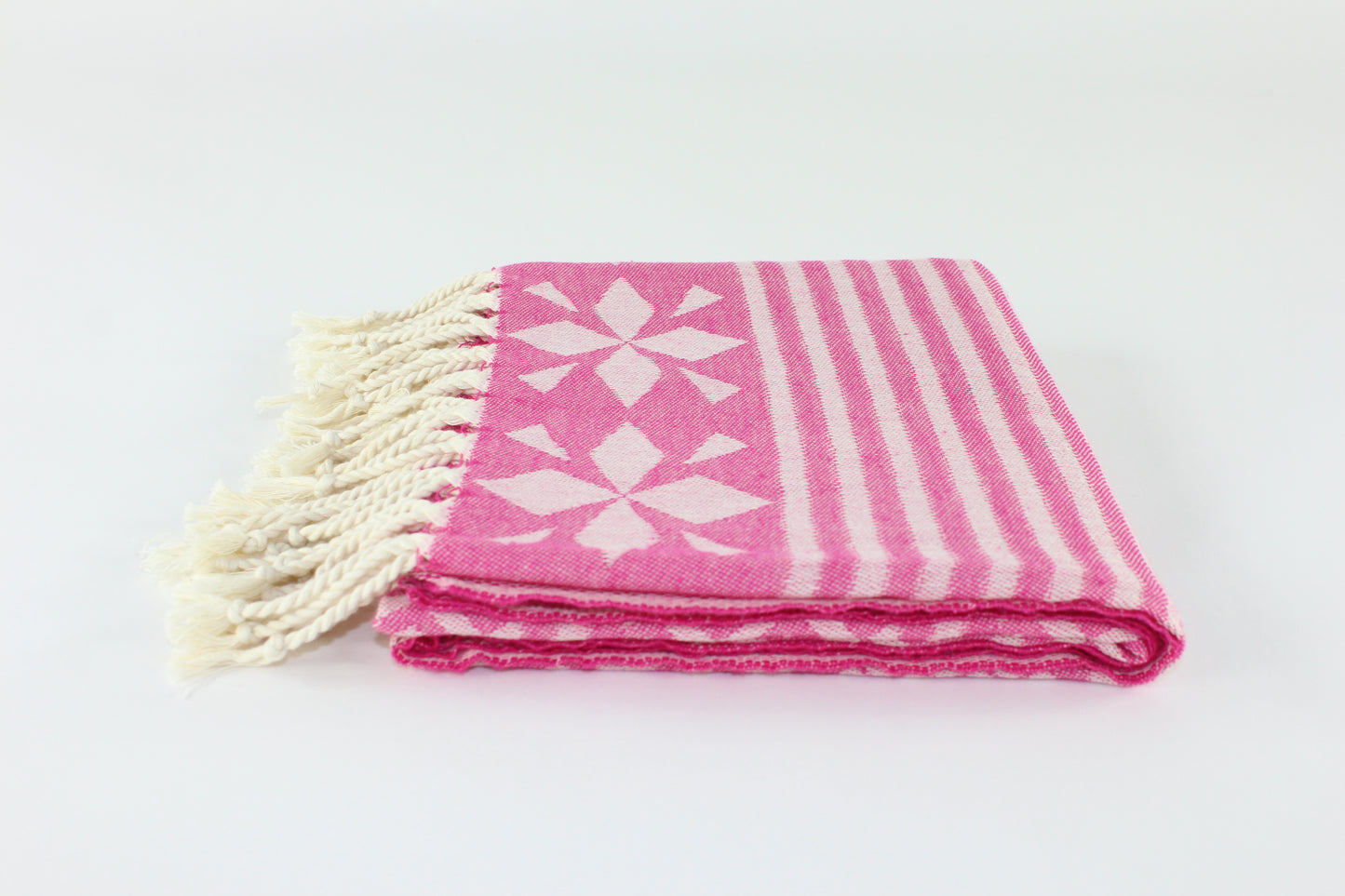 Premium Turkish Towel Peshtemal Fouta (Fuchsia)