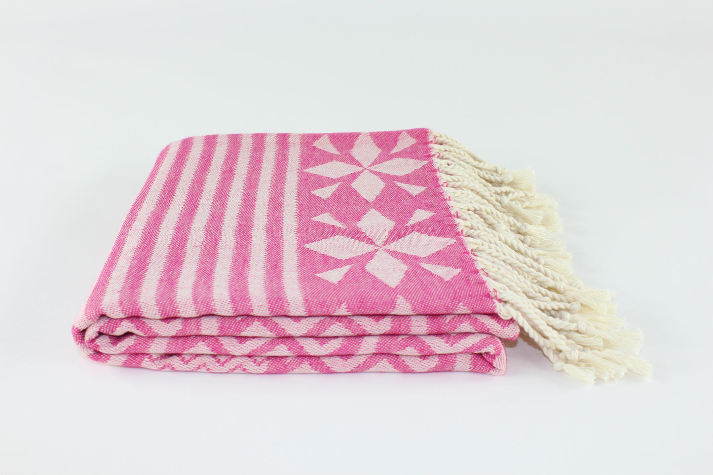 Premium Turkish Towel Peshtemal Fouta (Fuchsia)