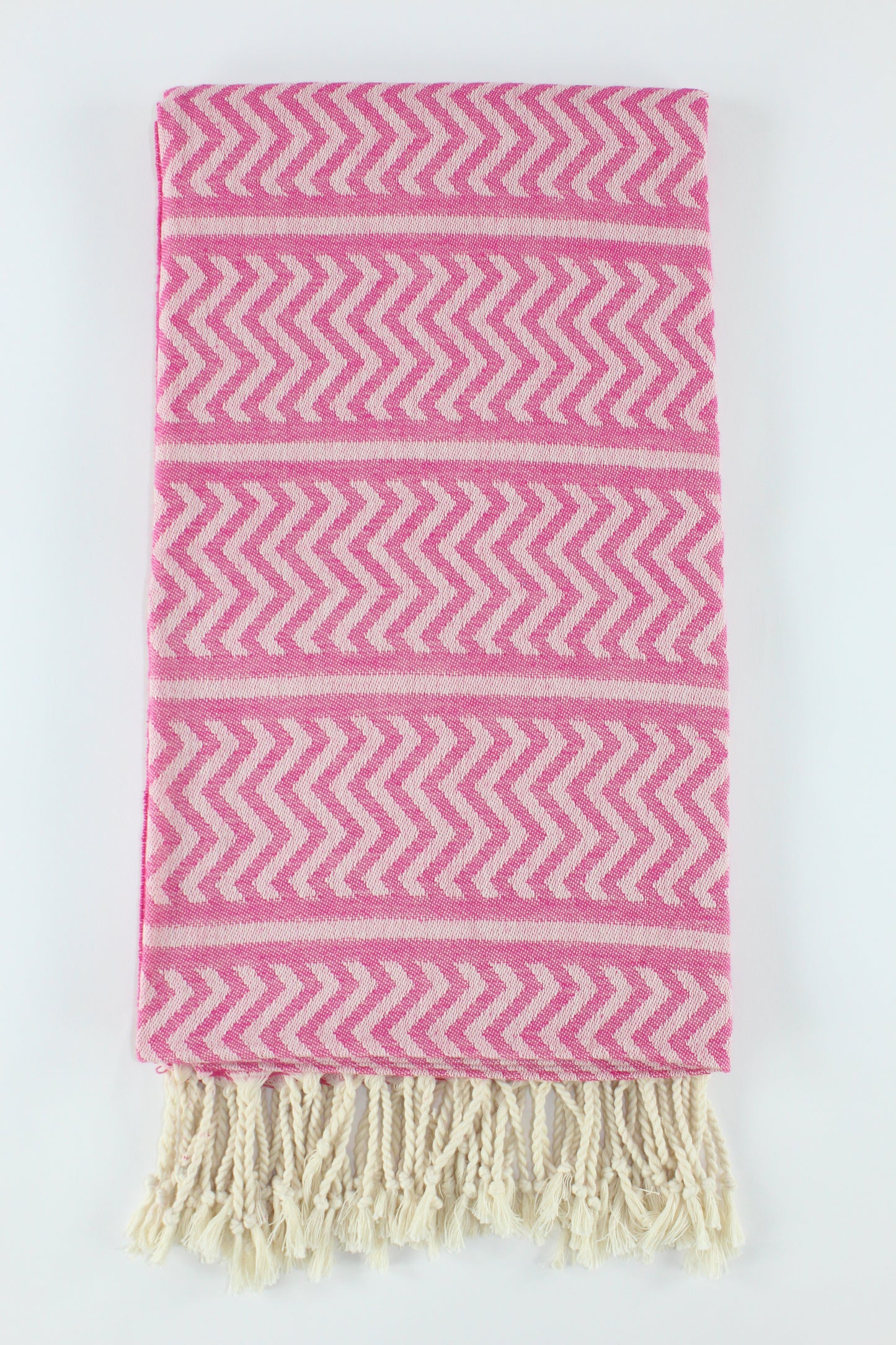 Premium Turkish Towel Peshtemal Fouta (Fuchsia)