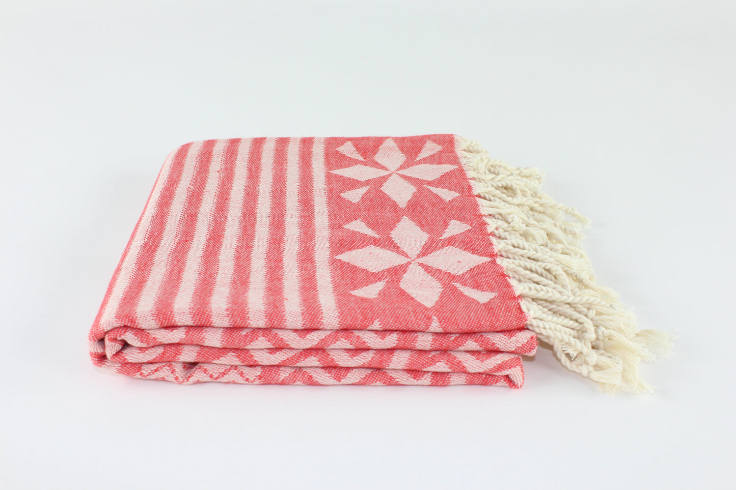 Premium Turkish Towel Peshtemal Fouta (Red)
