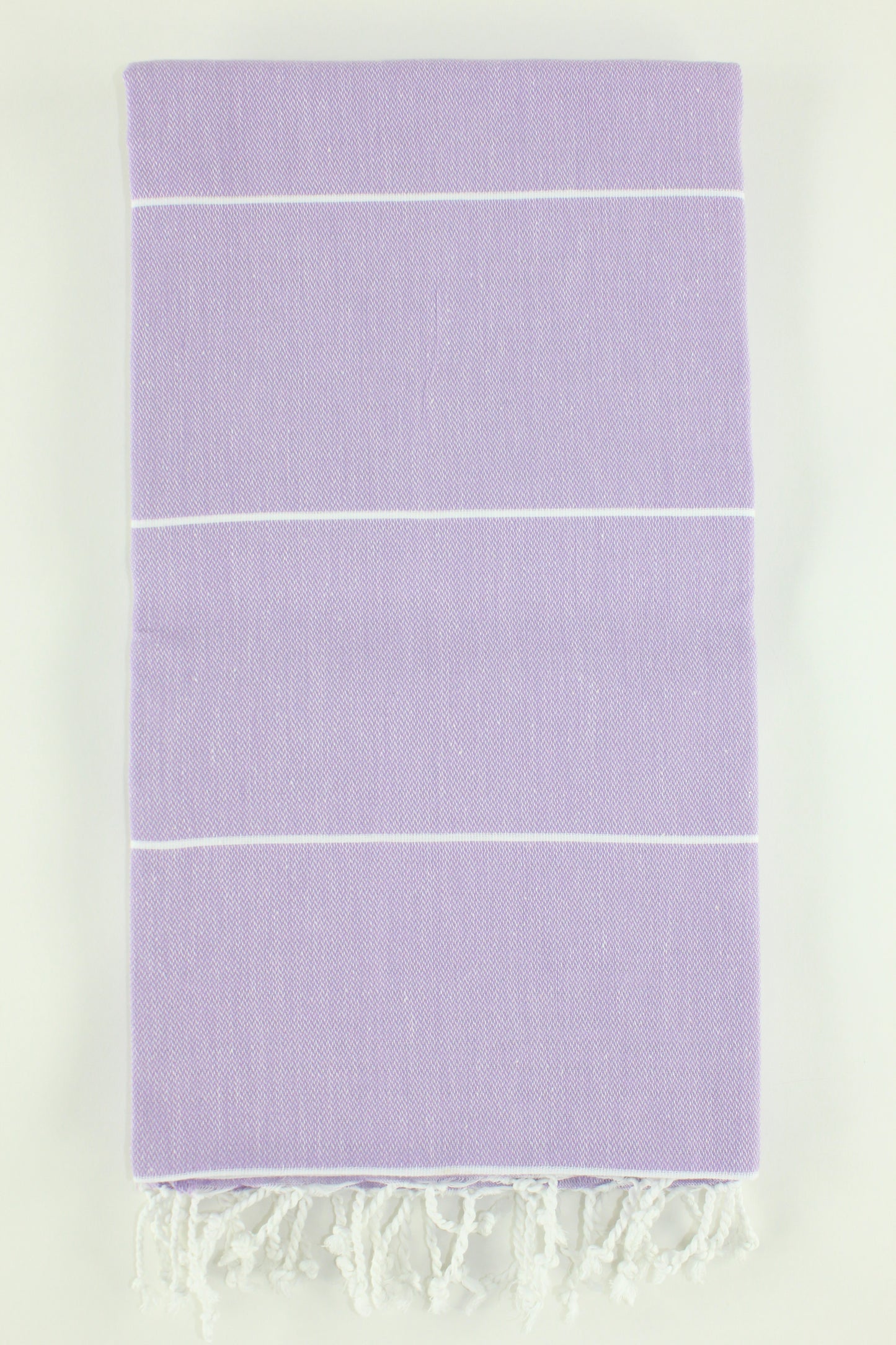Premium Turkish Classic Striped Towel Peshtemal Fouta (Lilac)