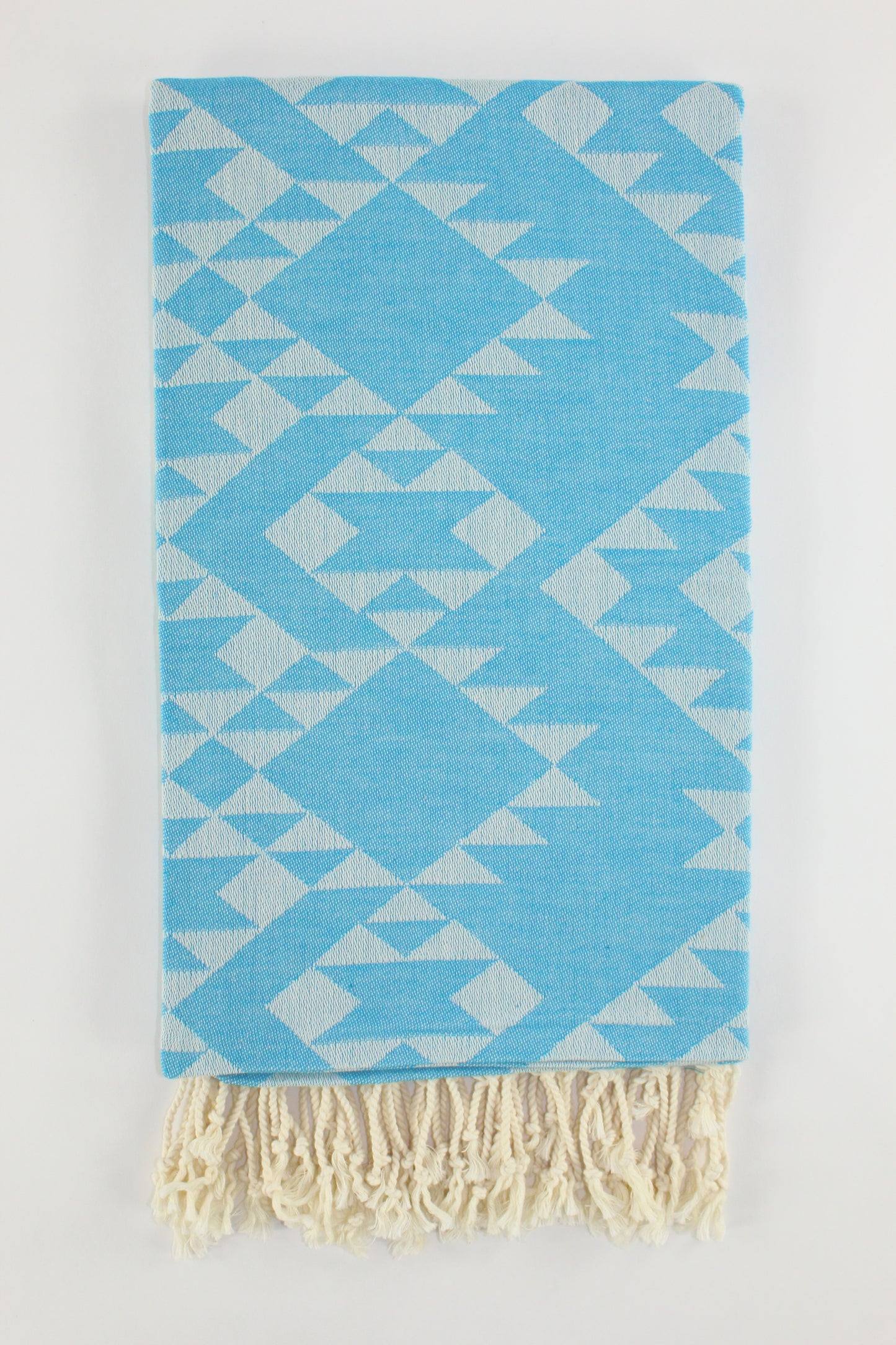 Premium Turkish Kilim Towel Peshtemal Fouta (Blue)