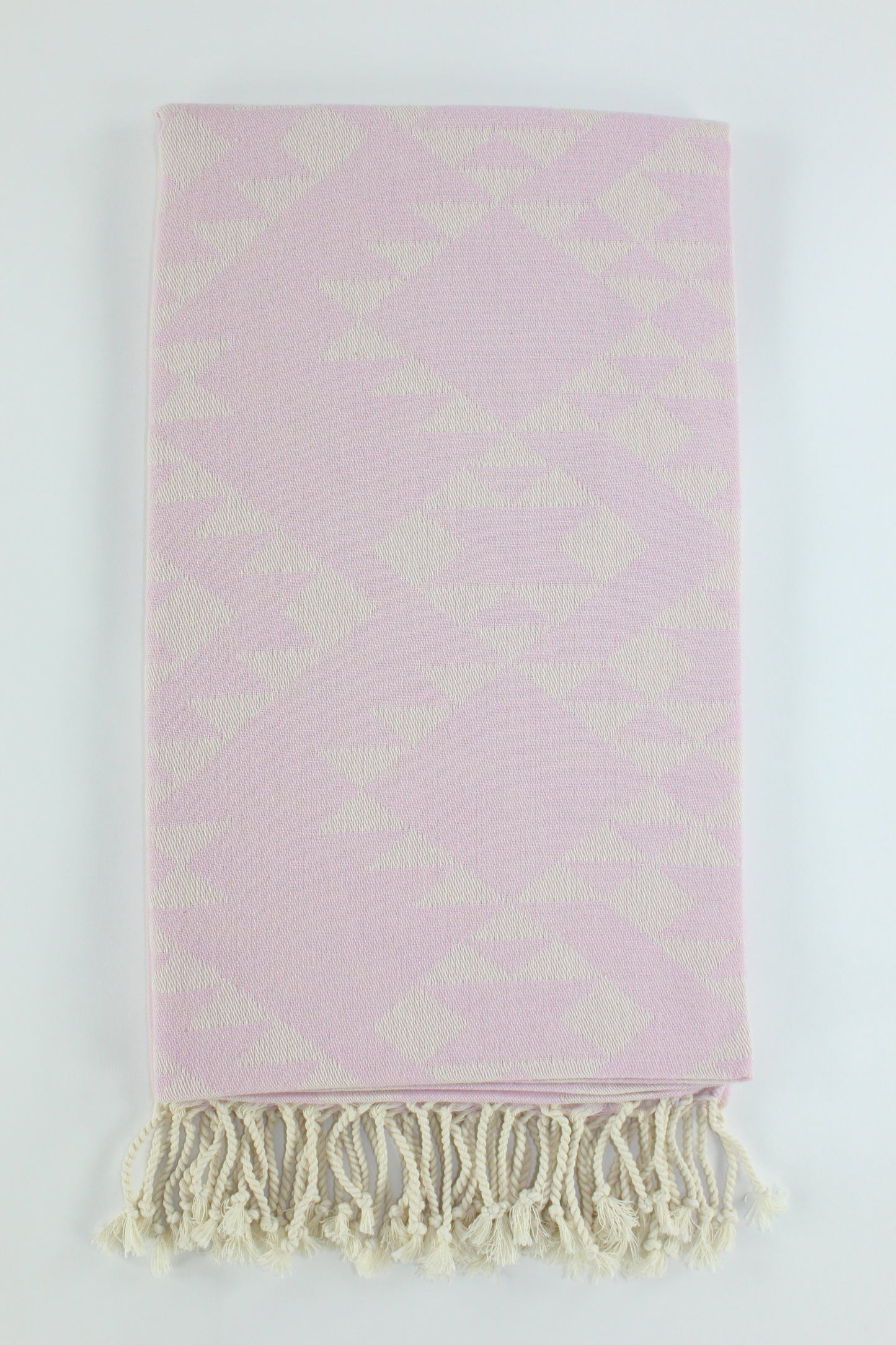 Premium Turkish Kilim Towel Peshtemal Fouta (Light Pink Lilac)