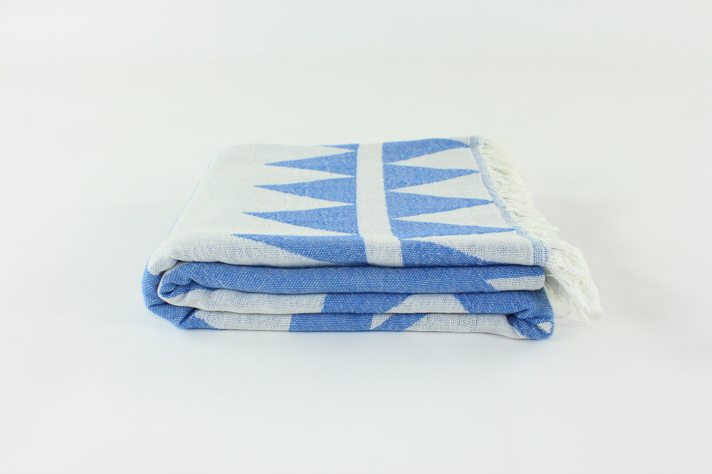 Premium Turkish Double Layer Towel Peshtemal Fouta (Blue)