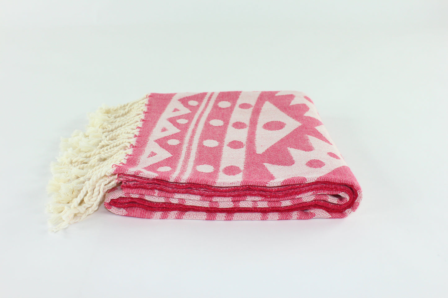 Premium Turkish Towel Peshtemal Fouta (Fuchsia)