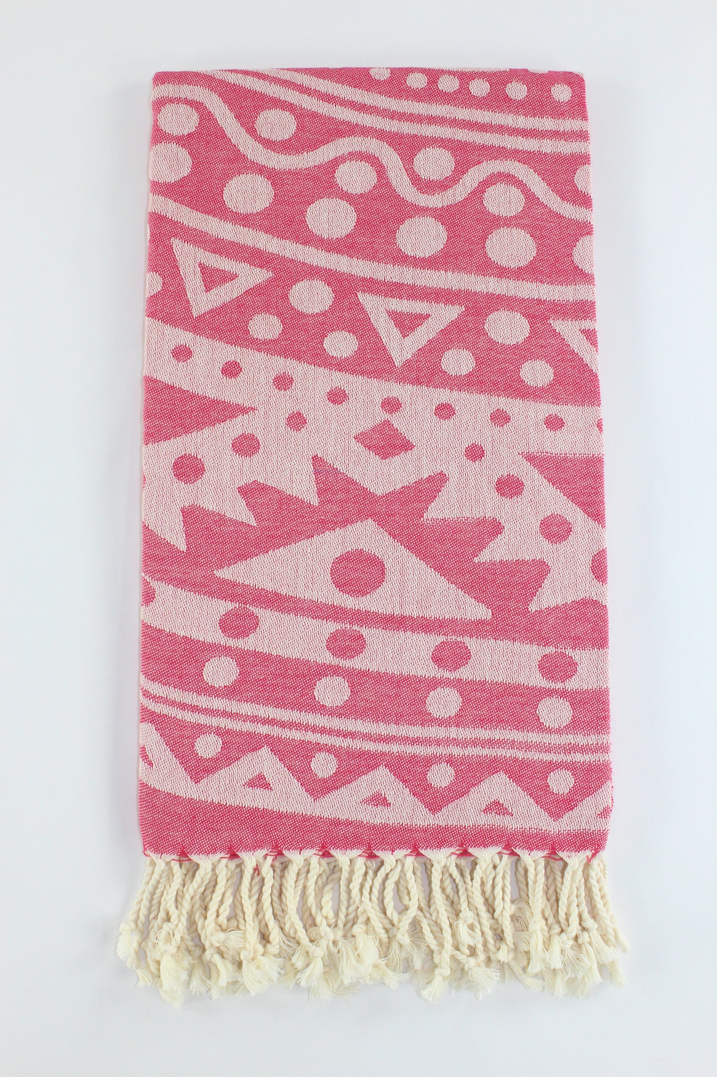 Premium Turkish Towel Peshtemal Fouta (Fuchsia)