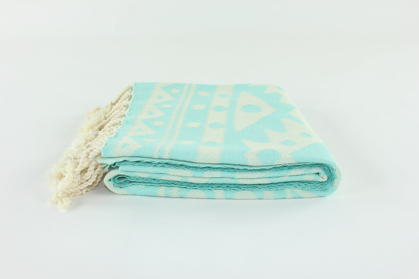Premium Turkish Towel Peshtemal Fouta (Turquoise)
