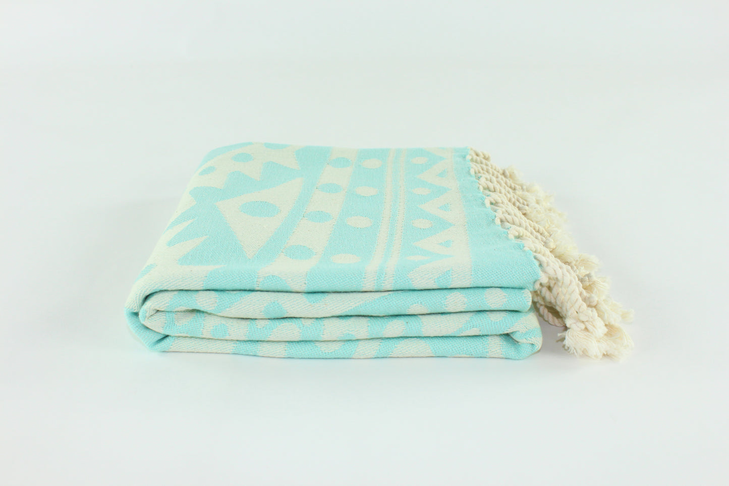 Premium Turkish Towel Peshtemal Fouta (Turquoise)