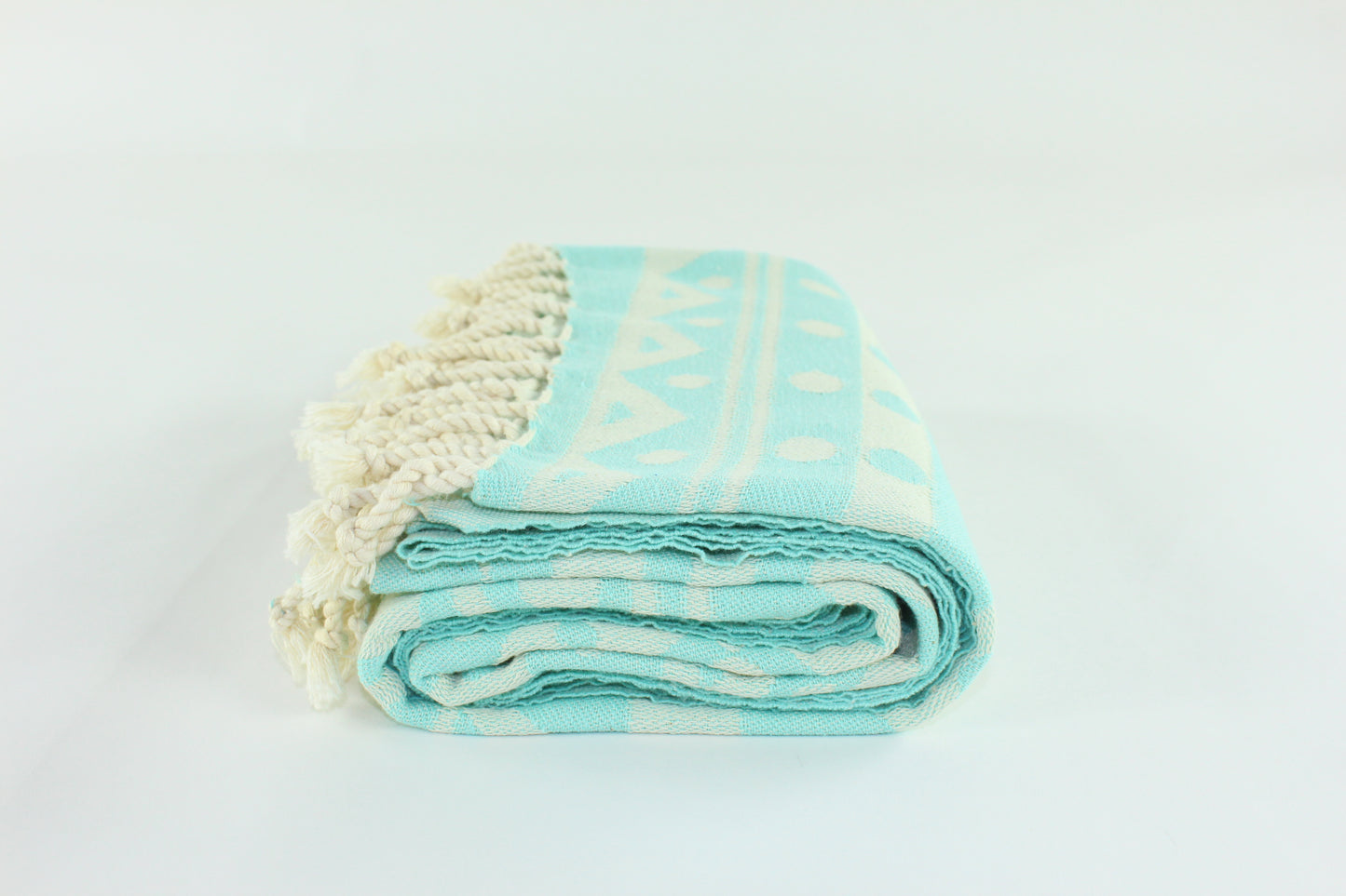 Premium Turkish Towel Peshtemal Fouta (Turquoise)
