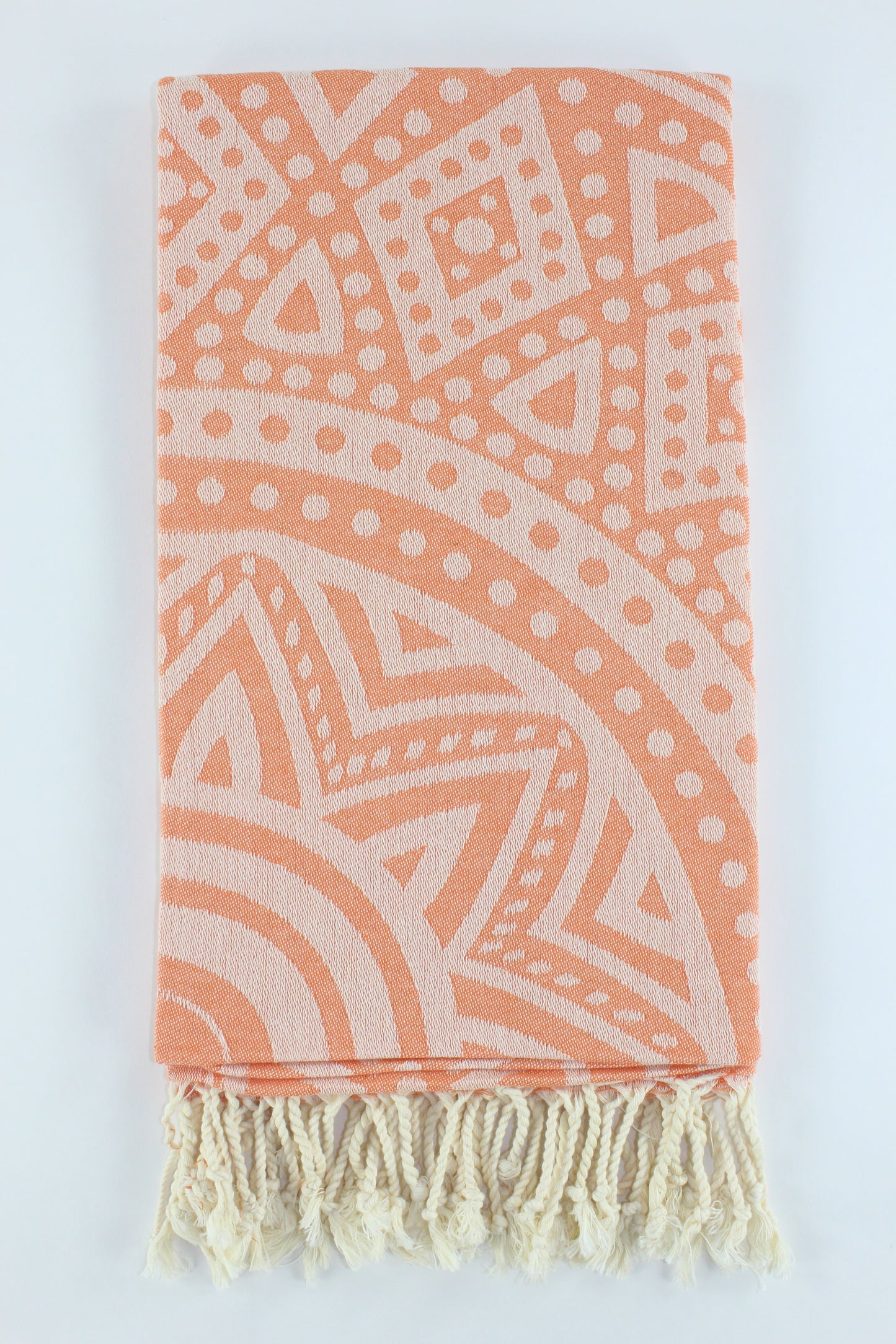 Premium Turkish Towel Peshtemal Fouta (Light Orange)