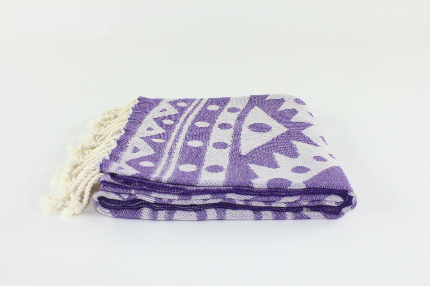 Premium Turkish Towel Peshtemal Fouta (Purple)
