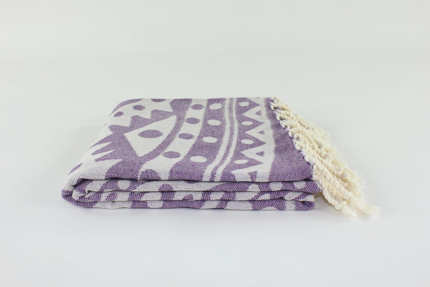 Premium Turkish Towel Peshtemal Fouta (Plum)