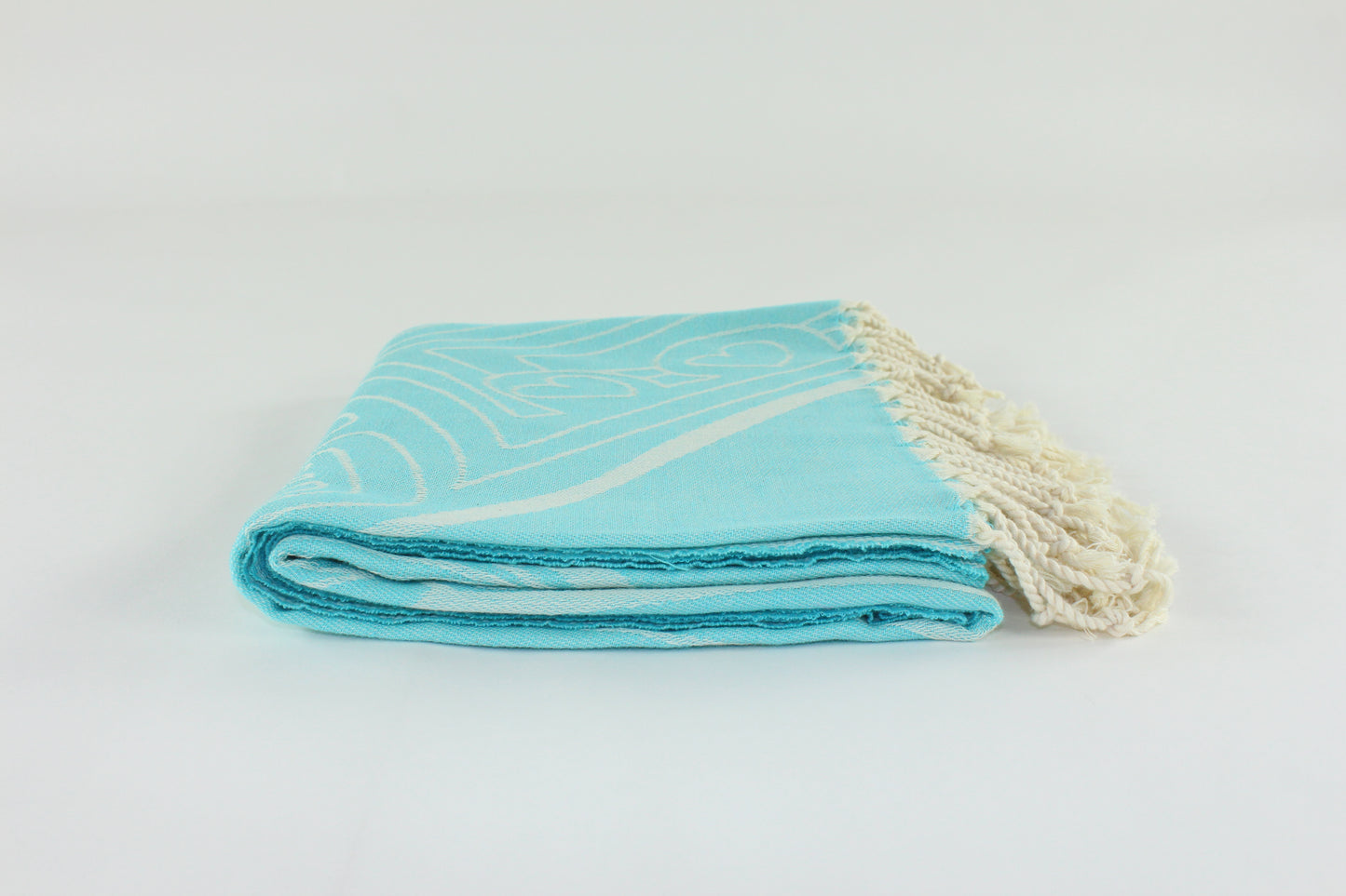 Premium Turkish Towel Peshtemal Fouta (Turquoise)