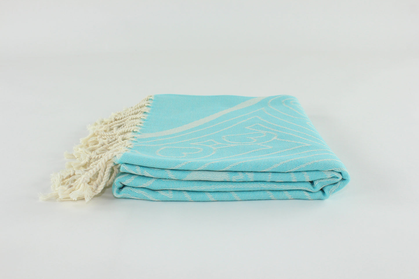 Premium Turkish Towel Peshtemal Fouta (Turquoise)