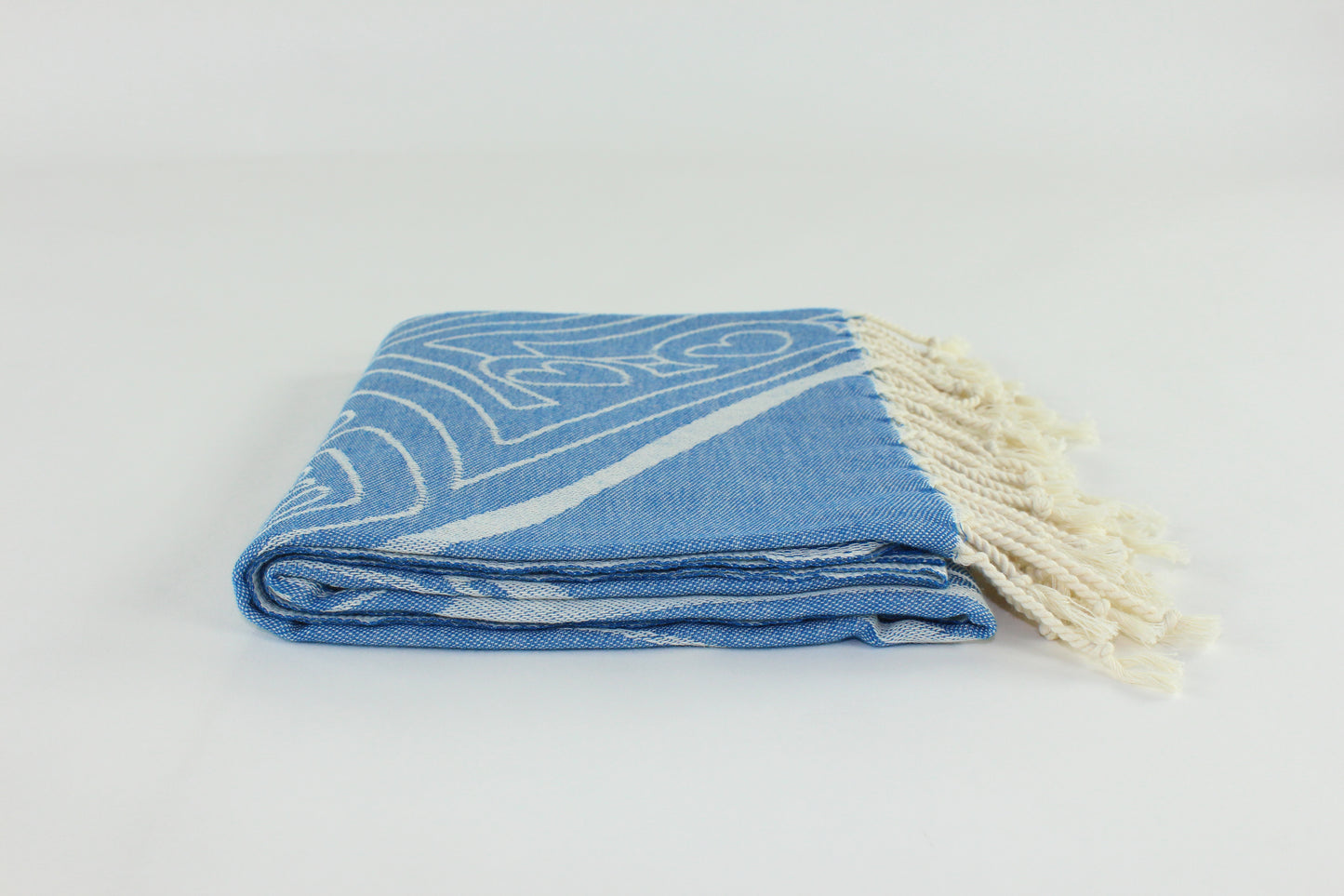 Premium Turkish Towel Peshtemal Fouta (Blue)