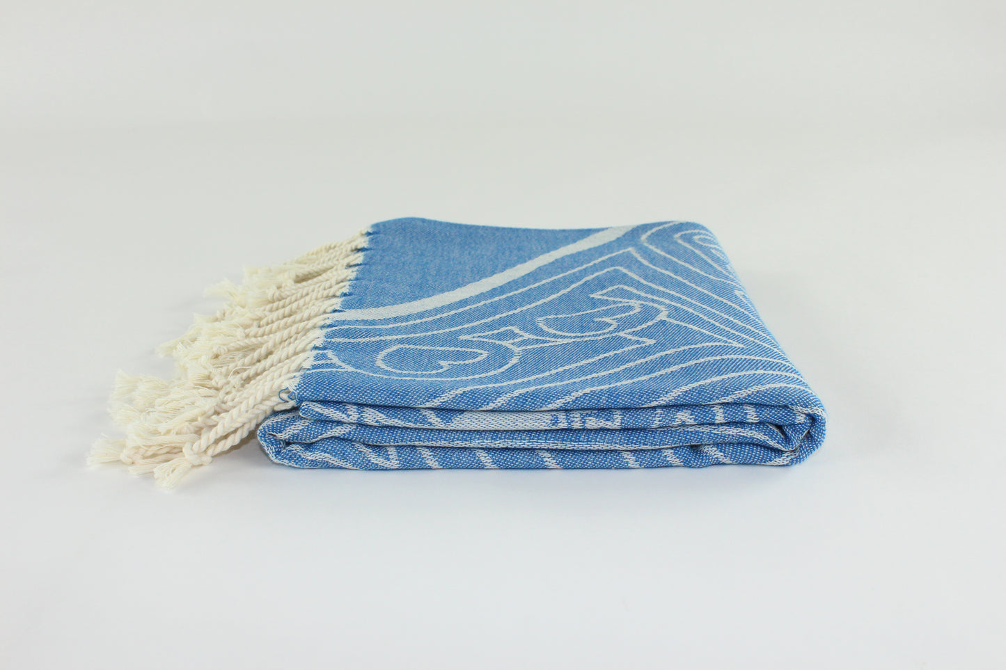 Premium Turkish Towel Peshtemal Fouta (Blue)