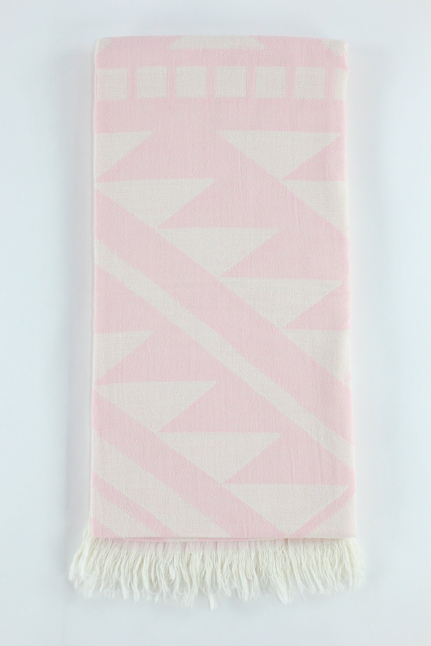 Premium Turkish Double Layer Towel Peshtemal Fouta (Light Pink)