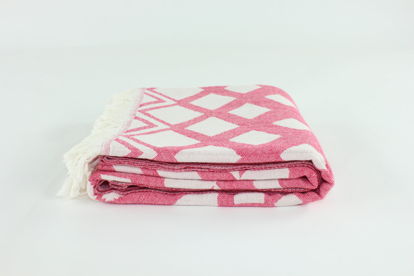 Premium Turkish Double Layer Towel Peshtemal Fouta (Red)