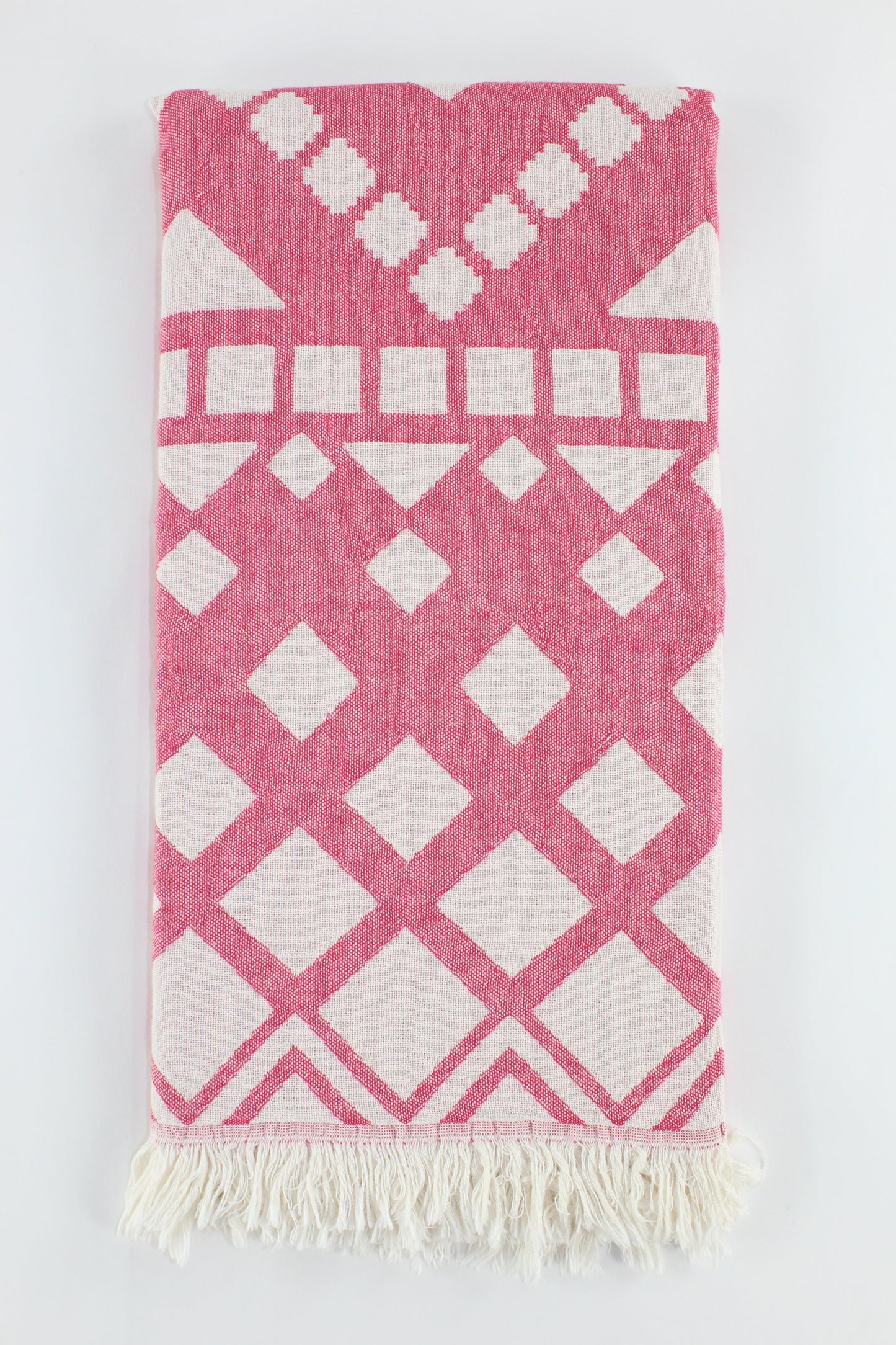 Premium Turkish Double Layer Towel Peshtemal Fouta (Red)