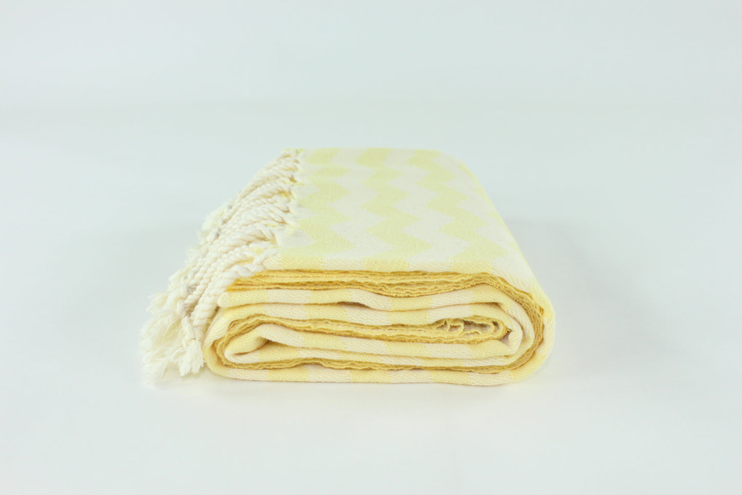 Premium Turkish Towel Peshtemal Fouta (Yellow)