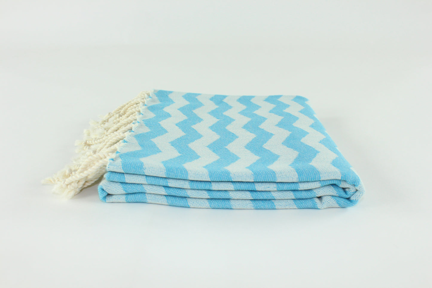 Premium Turkish Towel Peshtemal Fouta (Turquoise Blue)