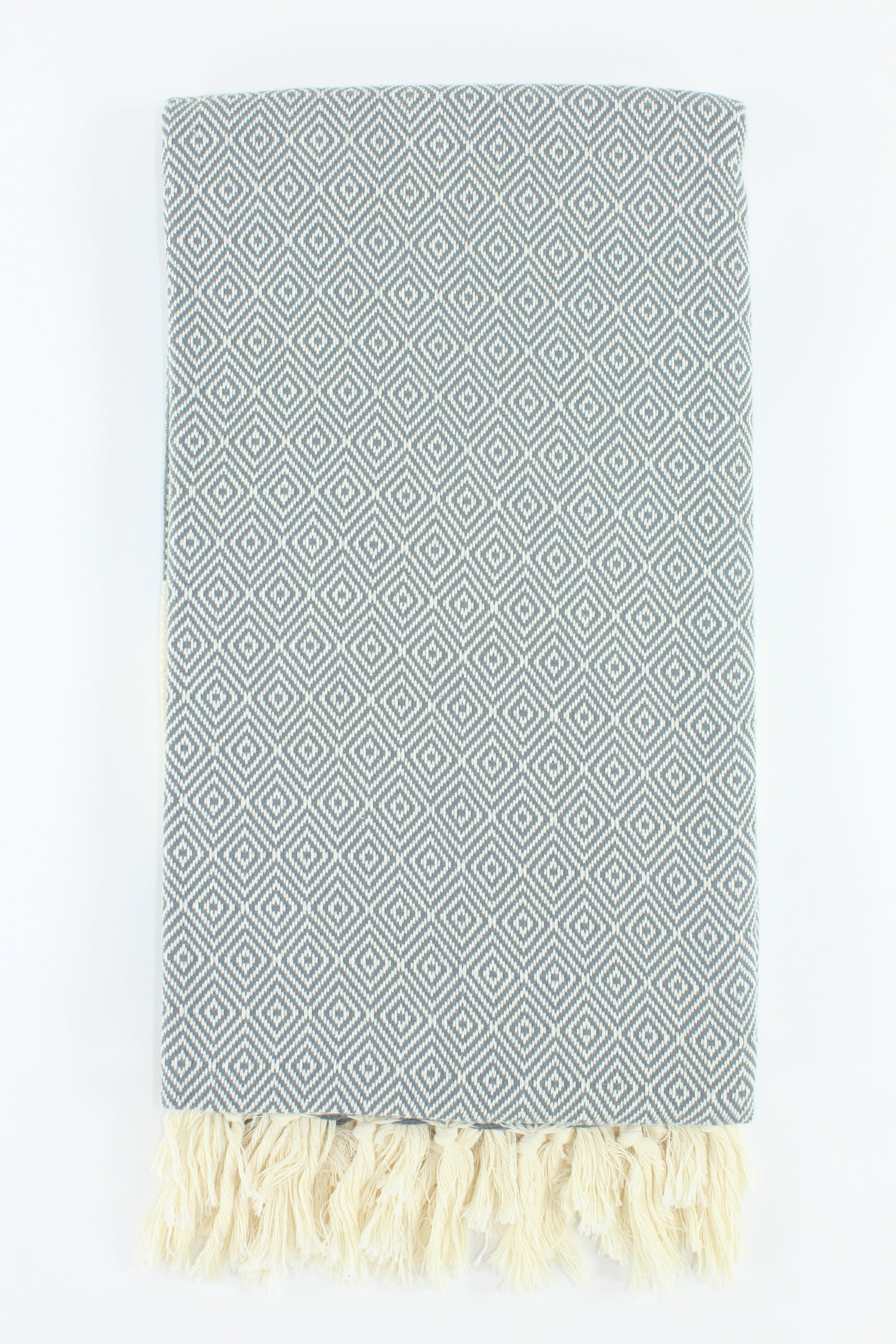 Premium Turkish Diamond Towel Peshtemal Fouta (Gray)