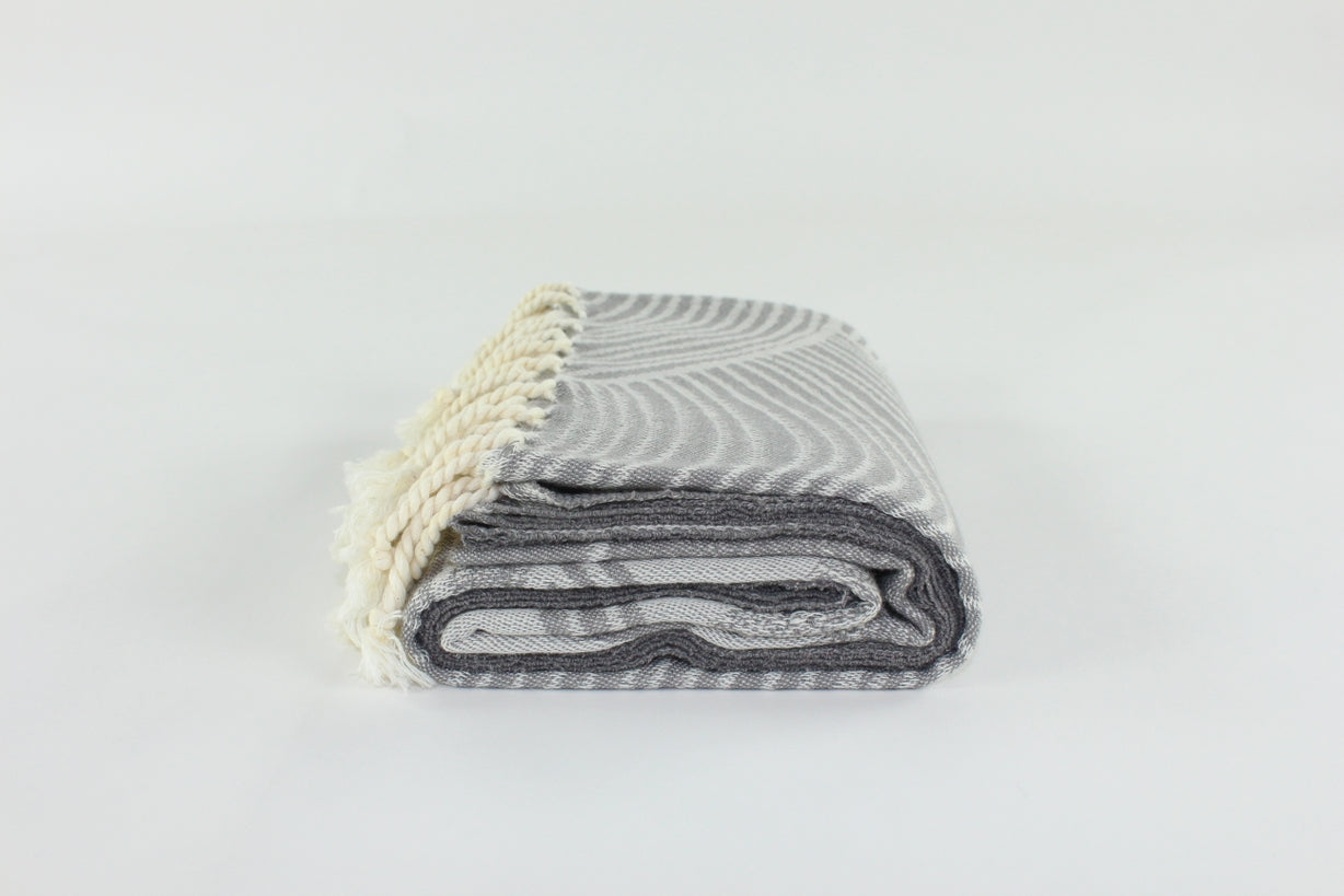 Premium Turkish Towel Peshtemal Fouta (Gray)