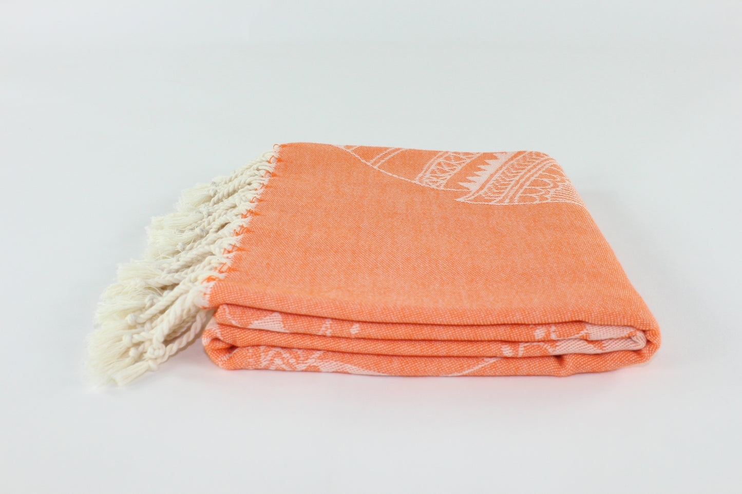 Premium Turkish Towel Peshtemal Fouta (Orange)